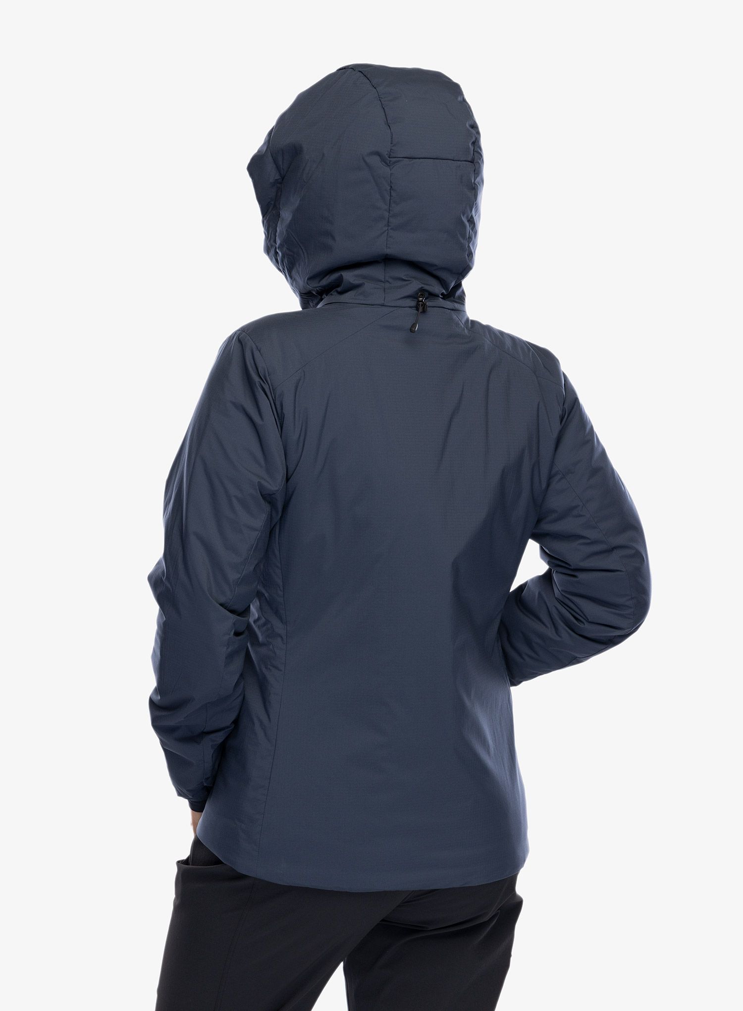 Zateplená bunda dámská Arcteryx Atom Heavyweight Hoody - black sapphire