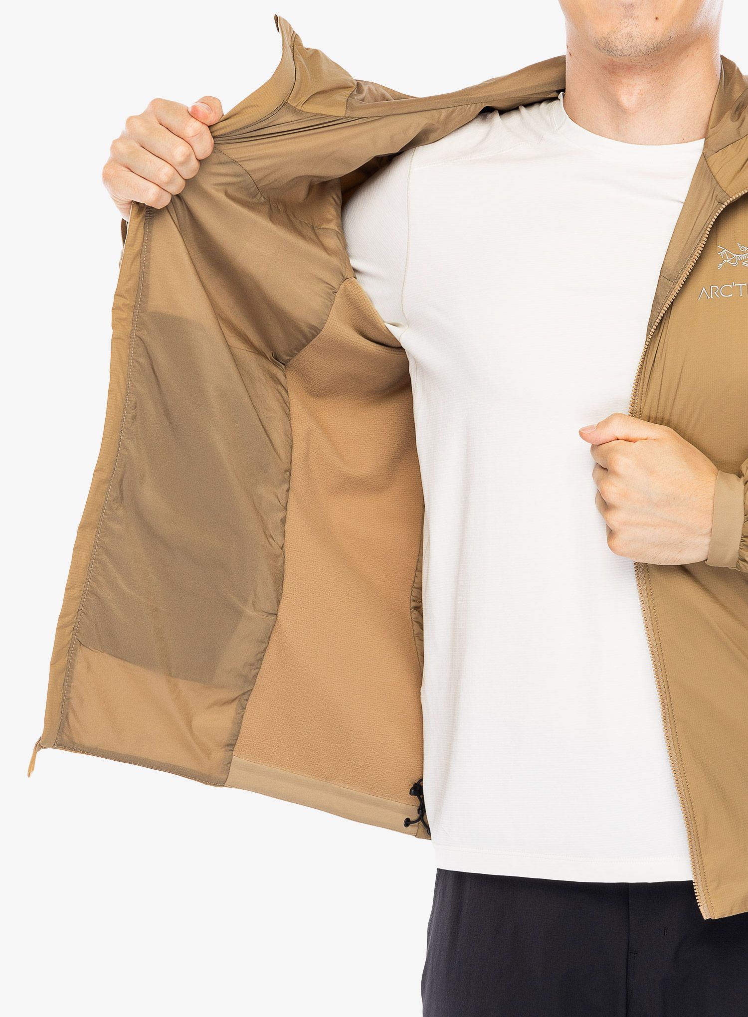 Zateplená bunda Arcteryx Atom Hoody - canvas II