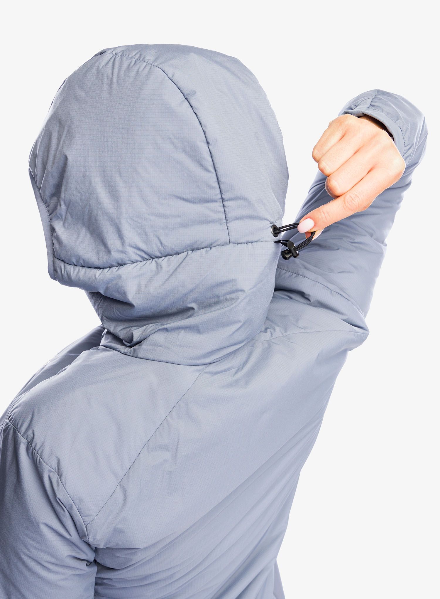 Zateplená bunda dámská Arcteryx Atom Hoody - stratus
