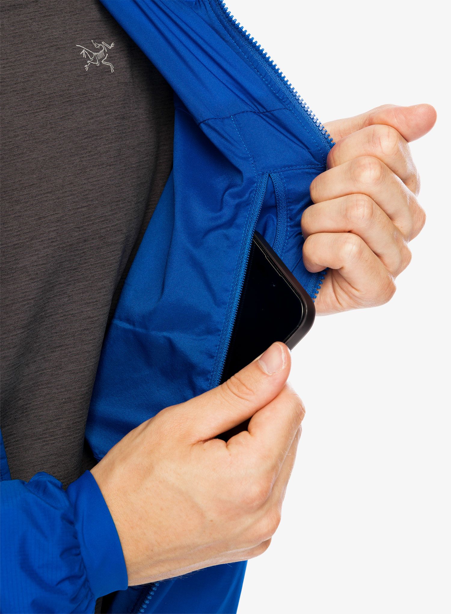 Zateplená bunda Arcteryx Atom Hoody - vitality