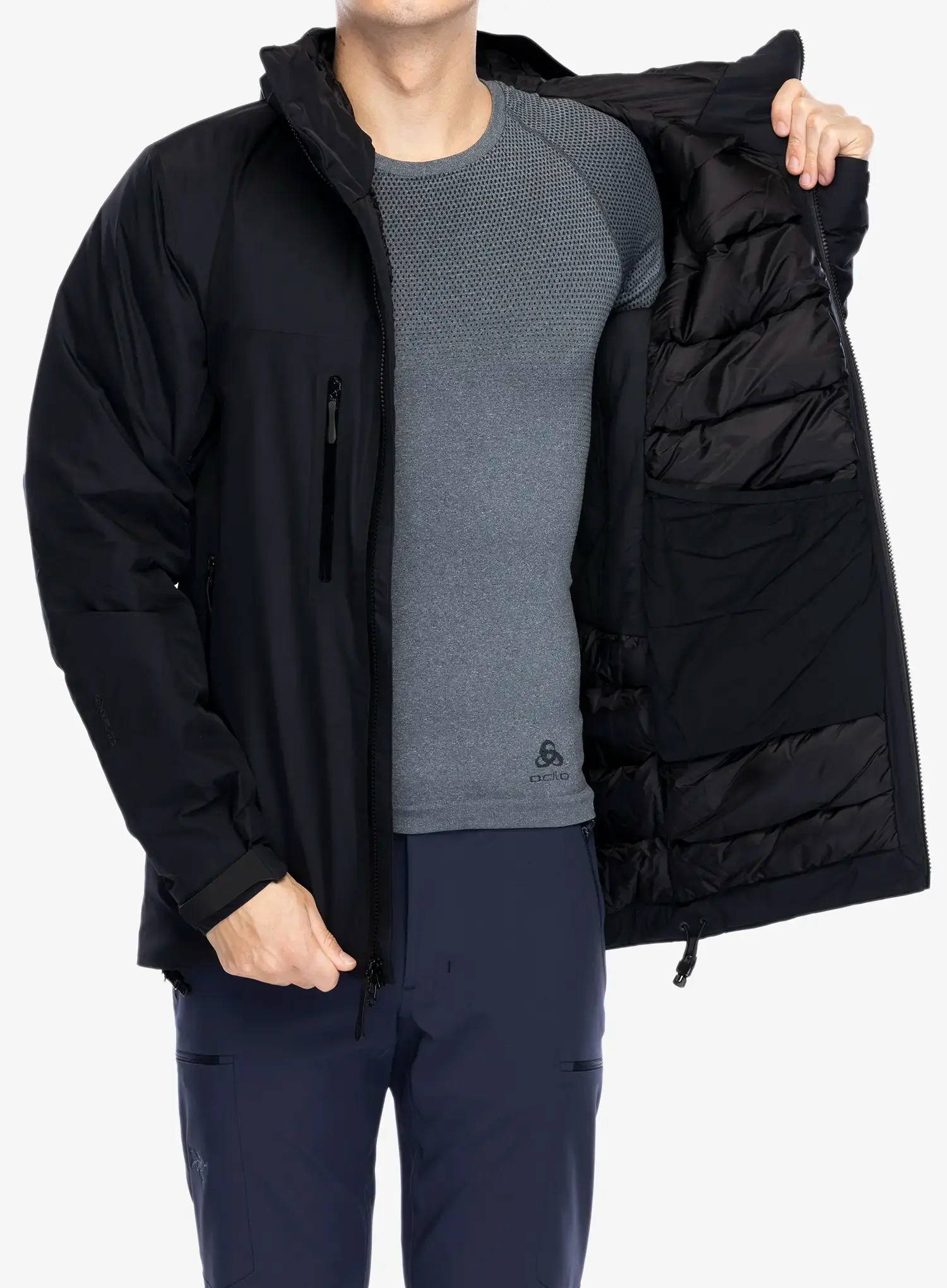 Péřová bunda Arcteryx Beta Down Insulated Jacket - black