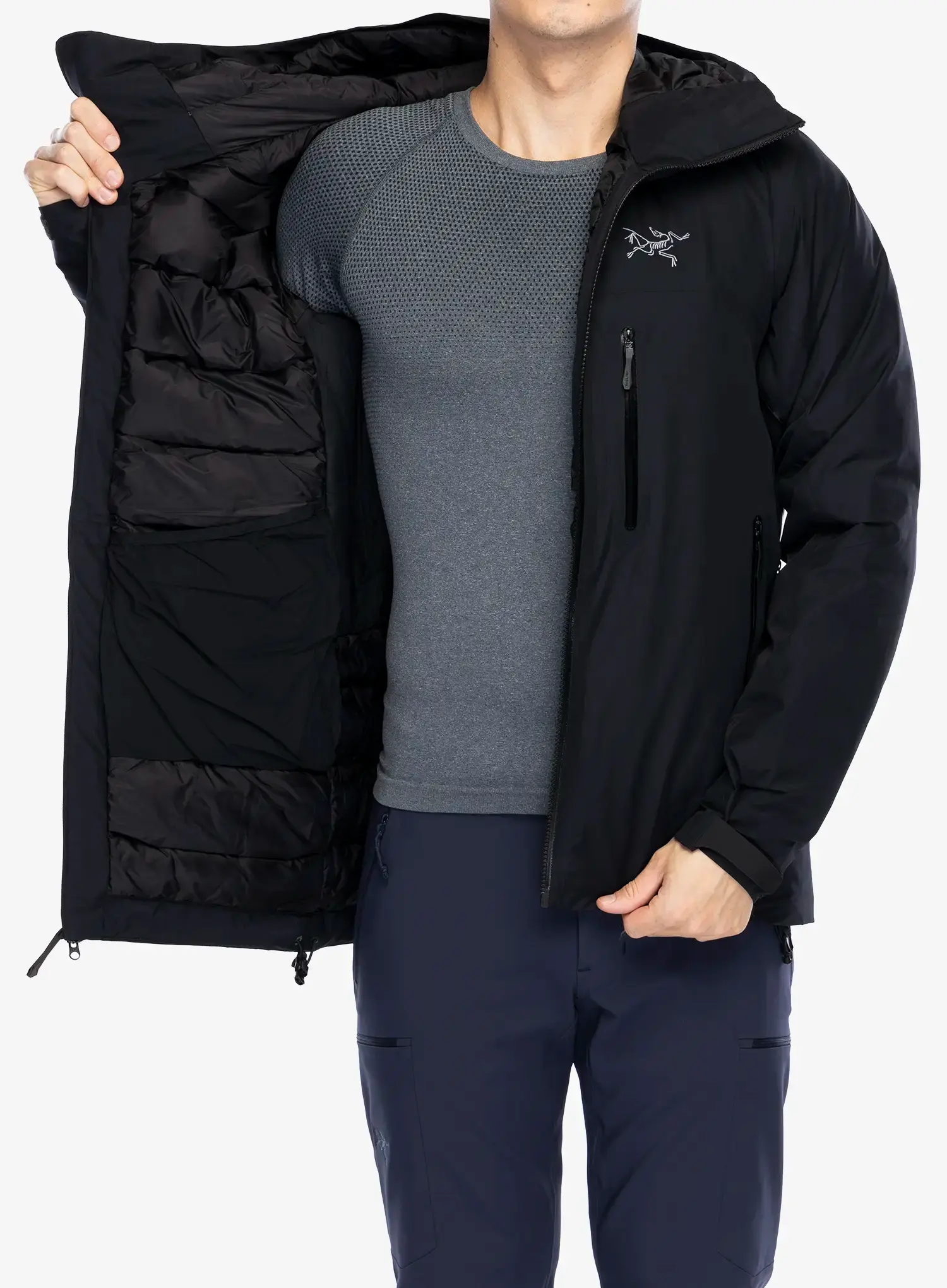 Péřová bunda Arcteryx Beta Down Insulated Jacket - black
