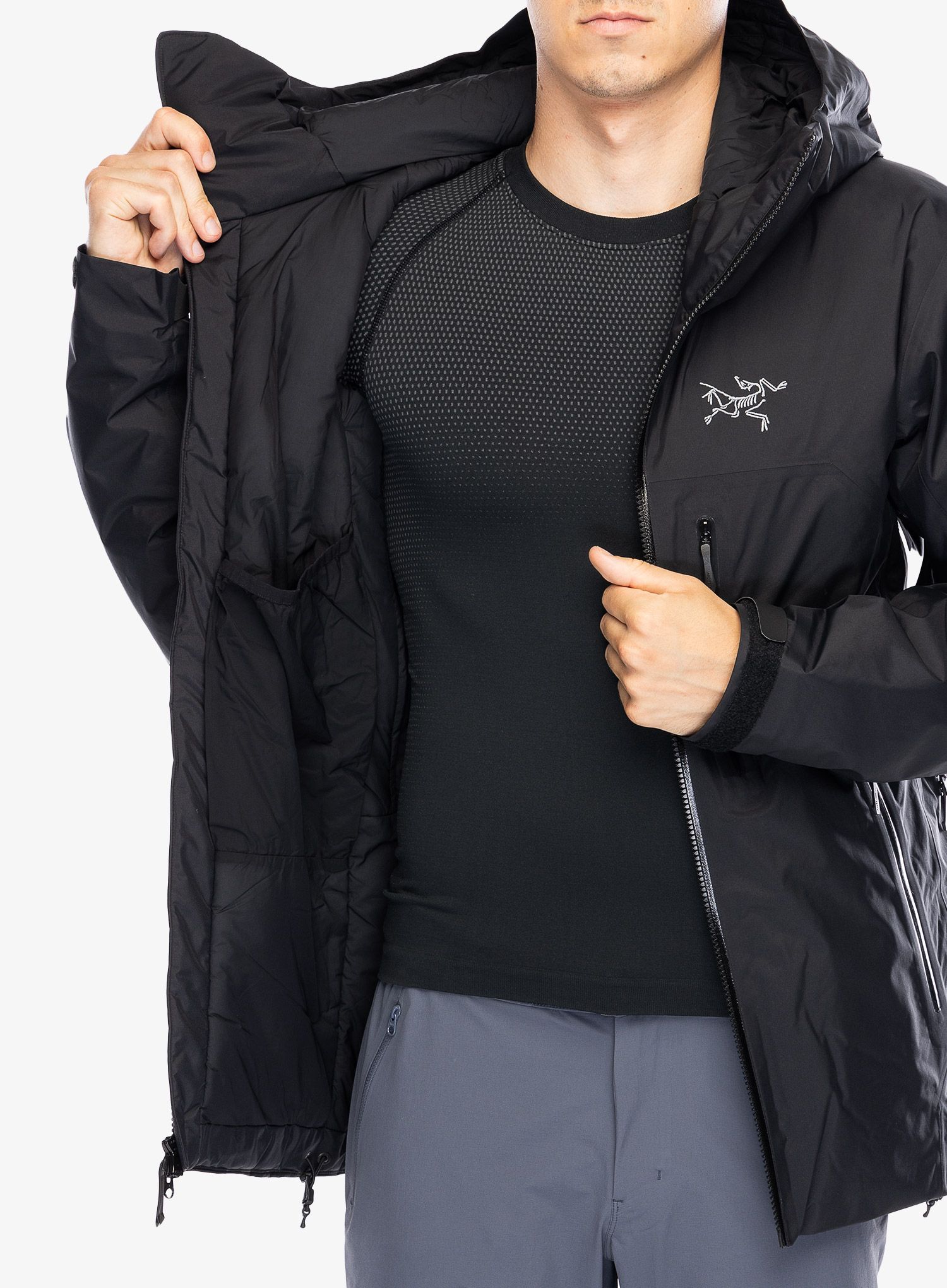 GORE TEX bunda Arcteryx Beta Insulated Jacket - black/black