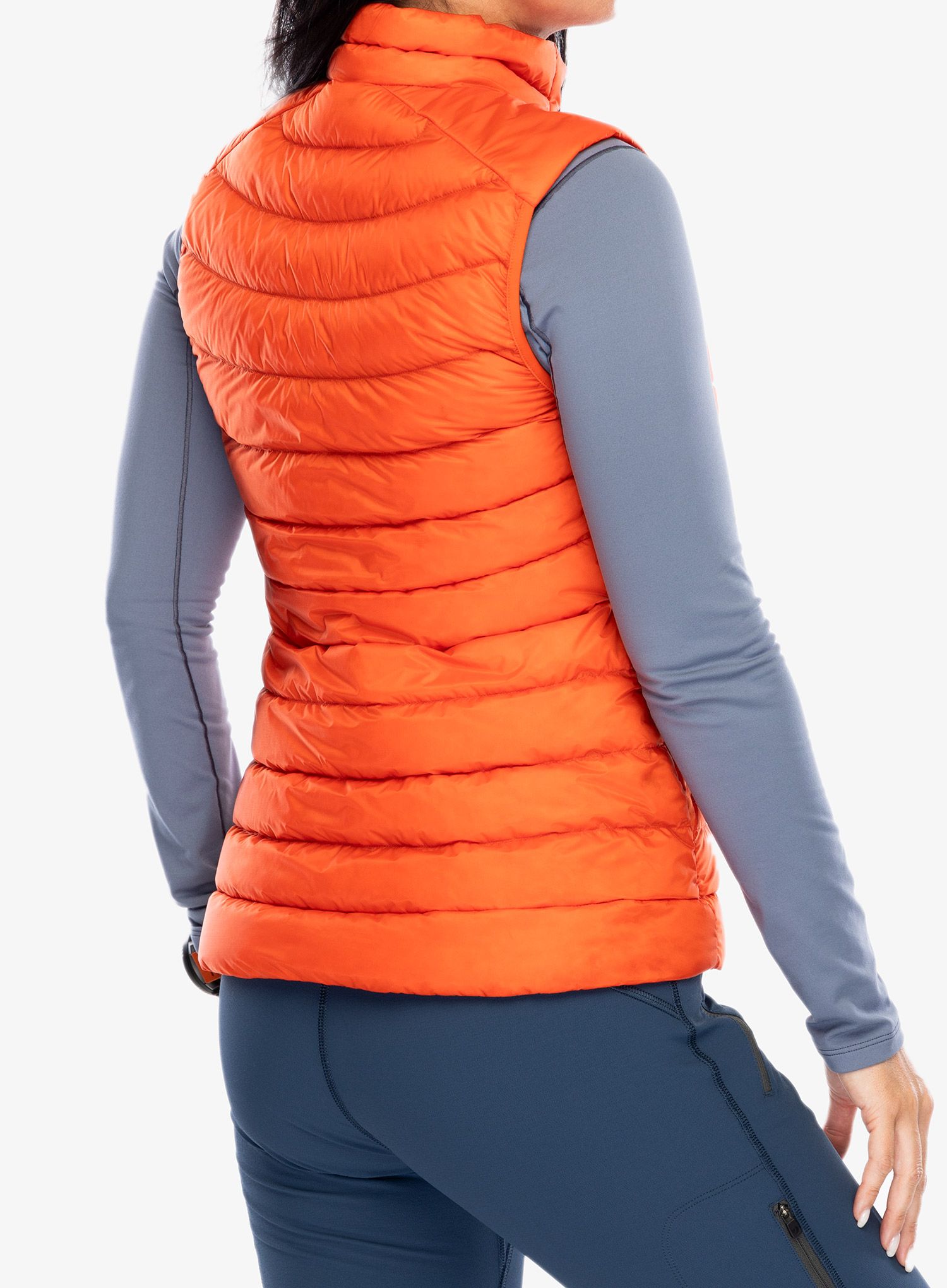 Péřová vesta dámská Arcteryx Cerium Vest - solaris