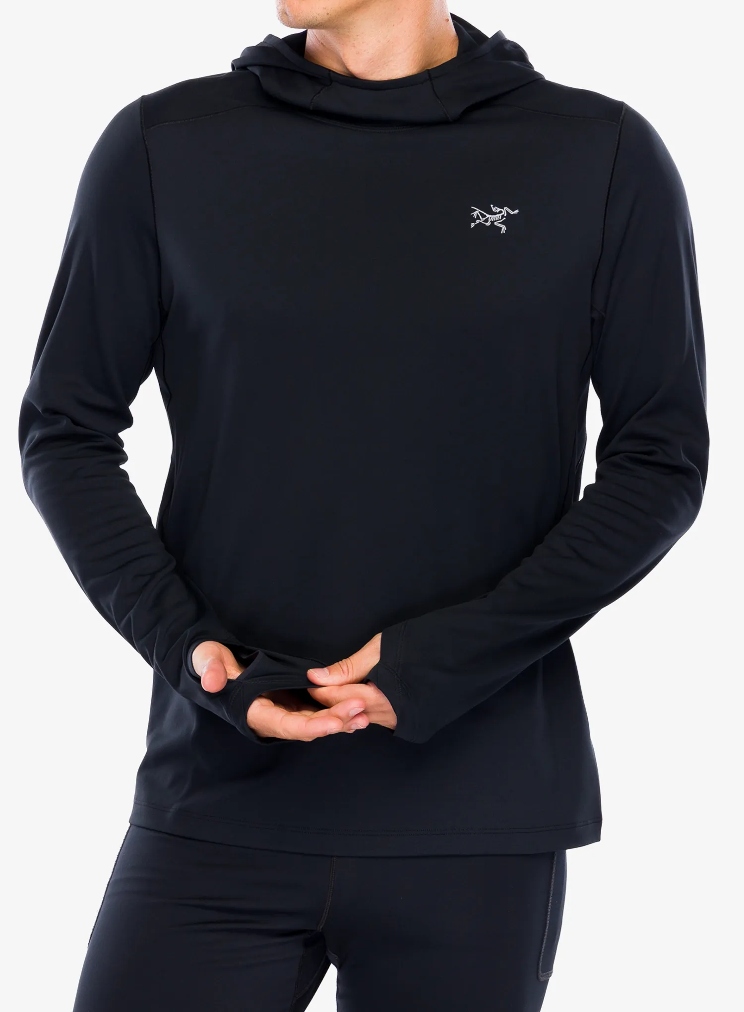 Mikina na běh Arcteryx Cormac Heavyweight Hoody - black