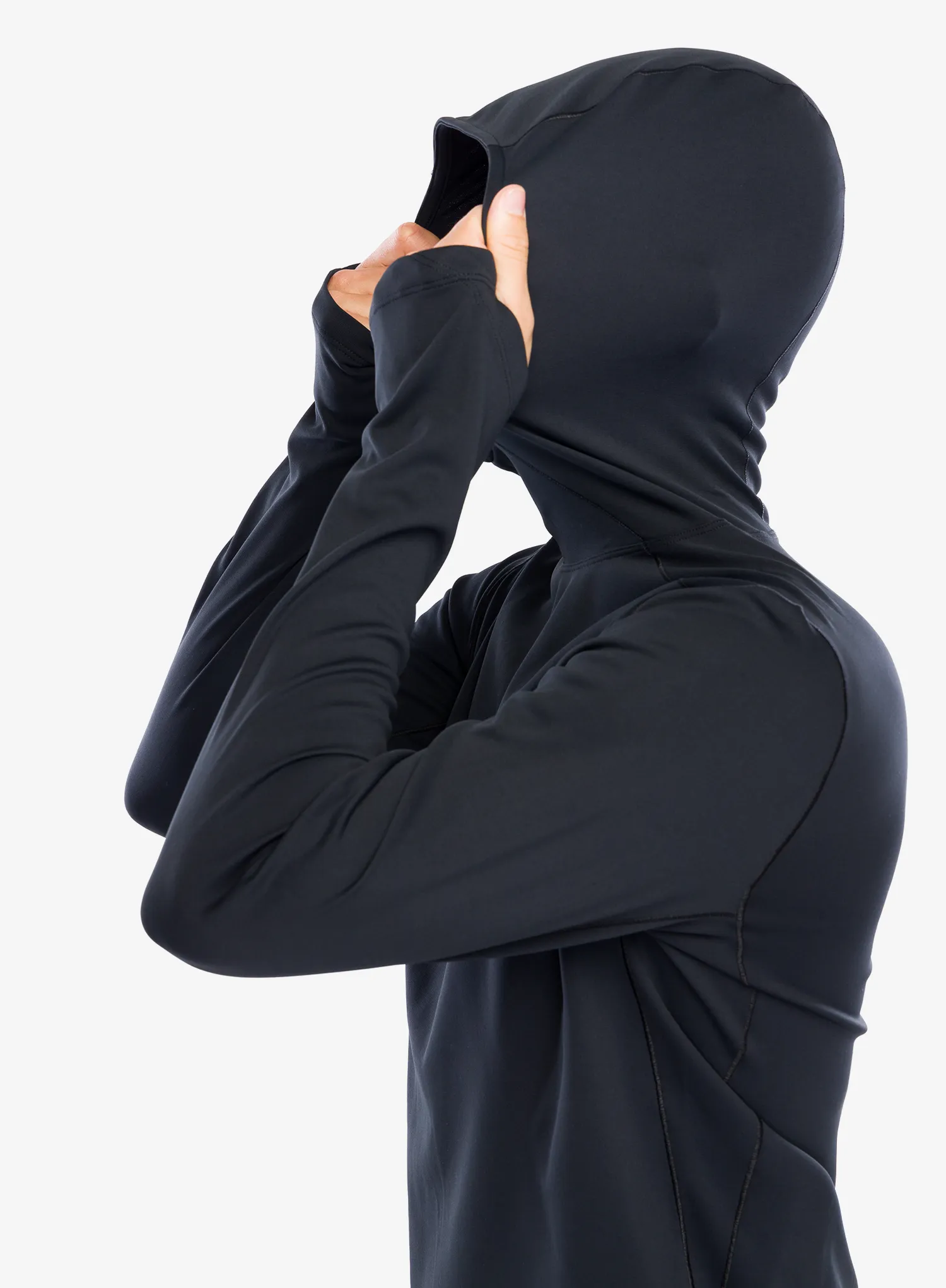 Mikina na běh Arcteryx Cormac Heavyweight Hoody - black