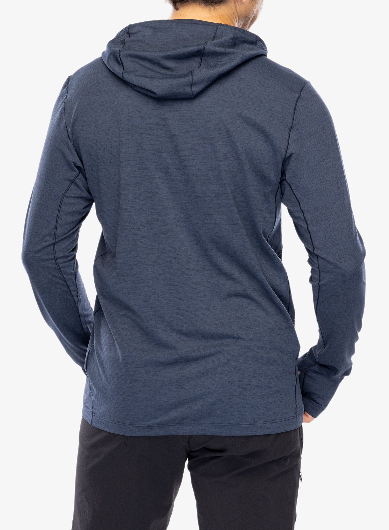 Mikina na běh Arcteryx Cormac Hoody - black sapphire heather