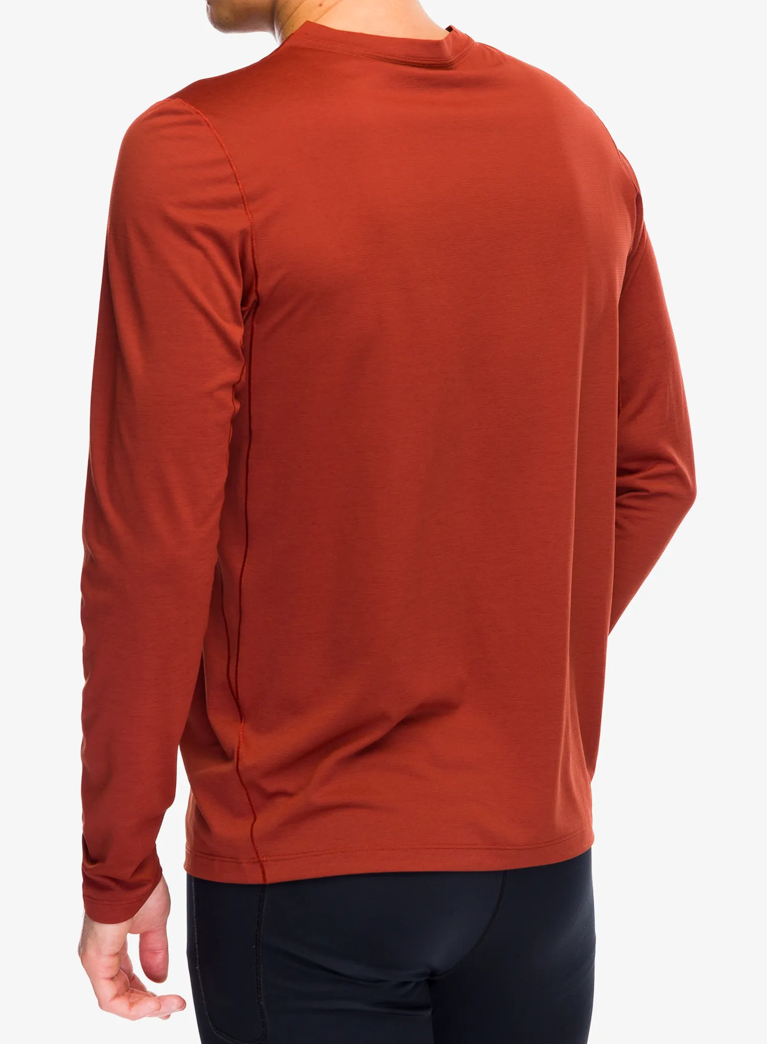 Mikina na běh Arcteryx Cormac Logo LS - sequoia heather/solaris