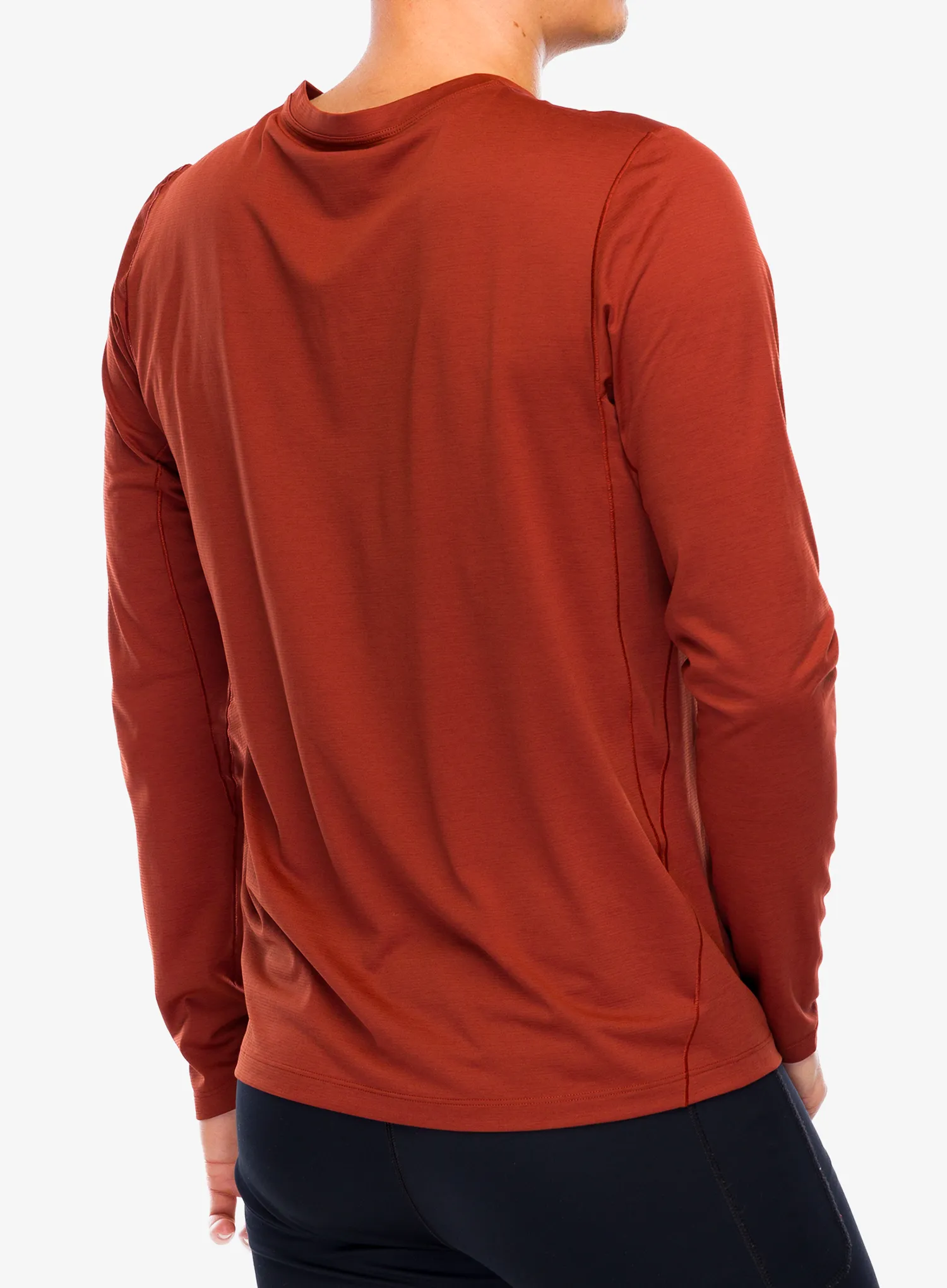 Mikina na běh Arcteryx Cormac Logo LS - sequoia heather/solaris