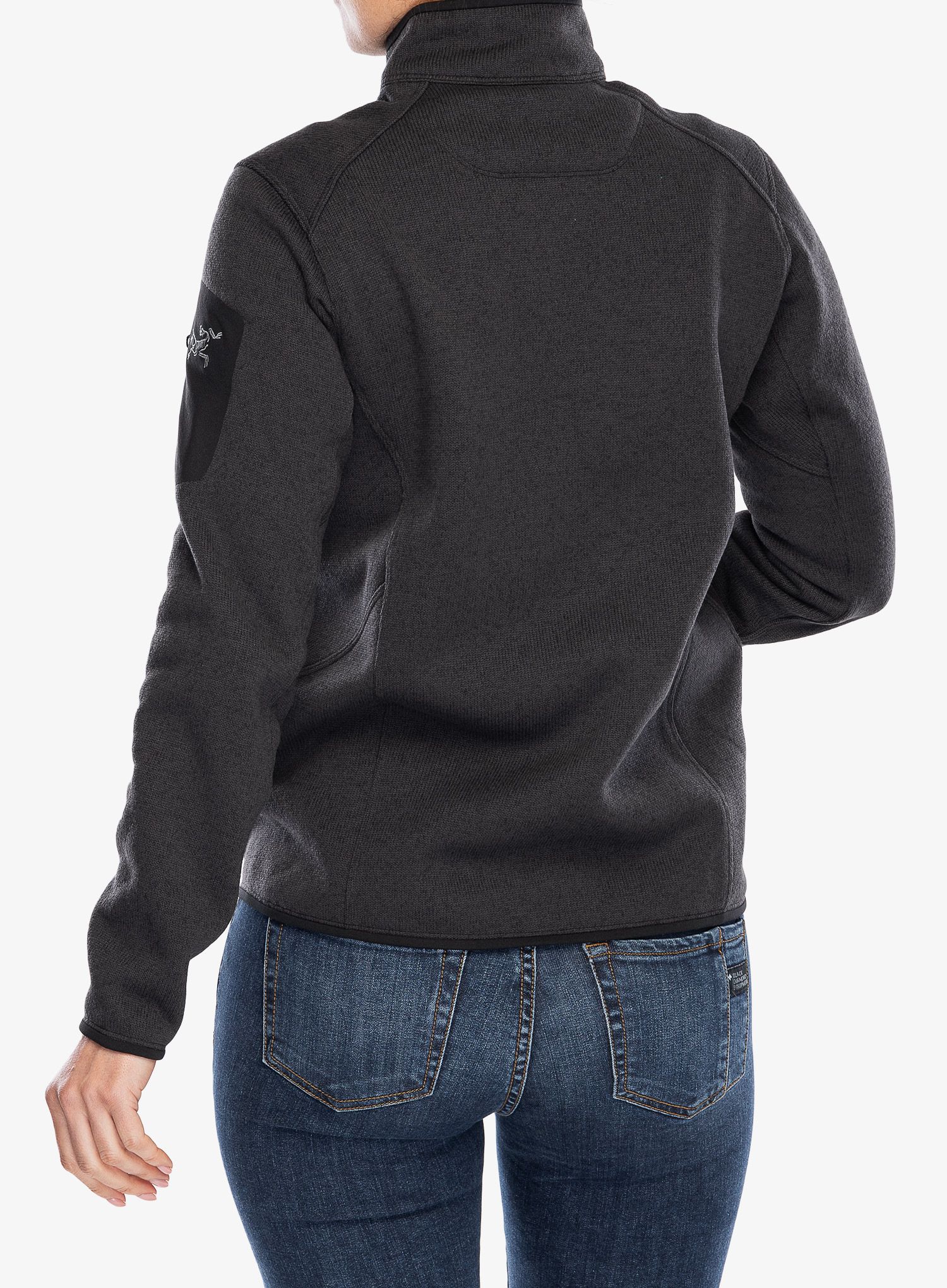 Fleece mikina dámská Arcteryx Covert Cardigan - black heather II