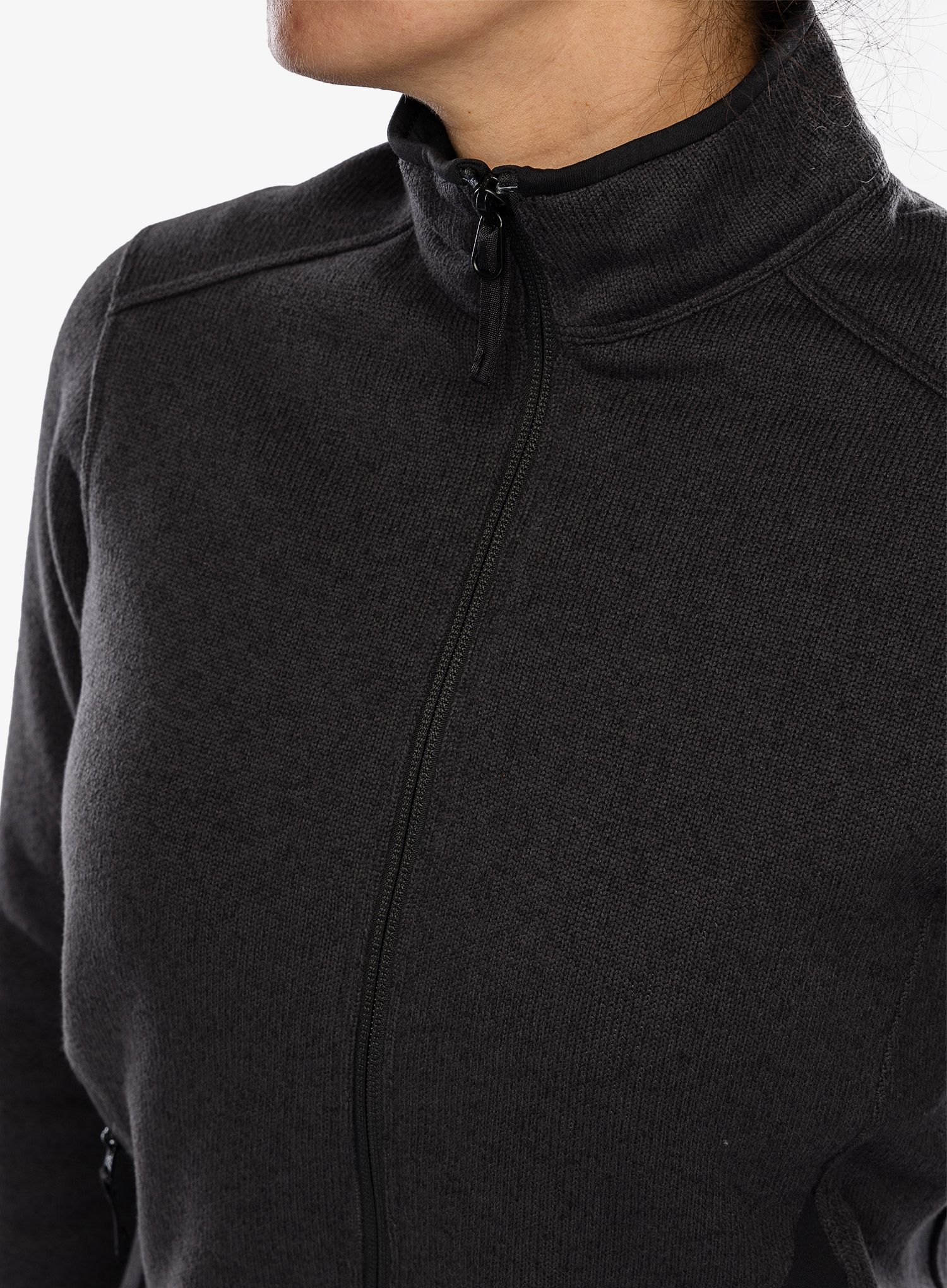 Fleece mikina dámská Arcteryx Covert Cardigan - black heather II