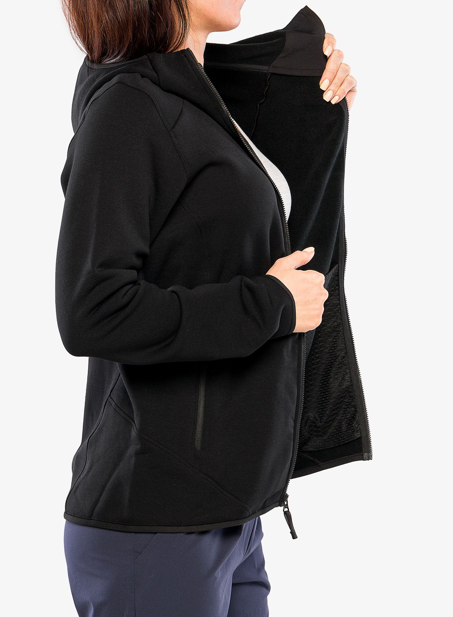 Dámská fleecová mikina Arcteryx Kyanite Hoody - black