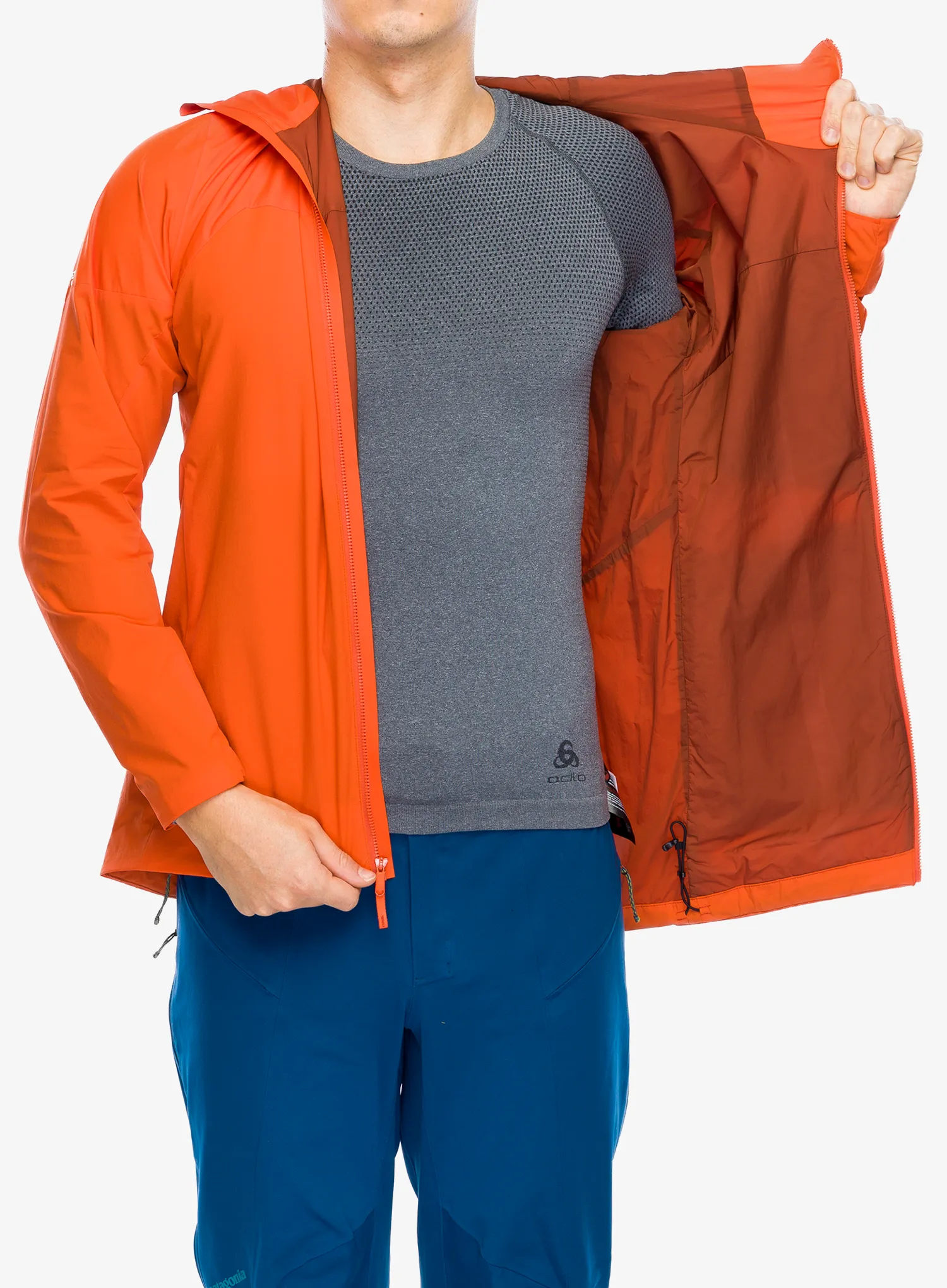 Hybridní bunda Arcteryx Proton Hybrid Hoody - solaris