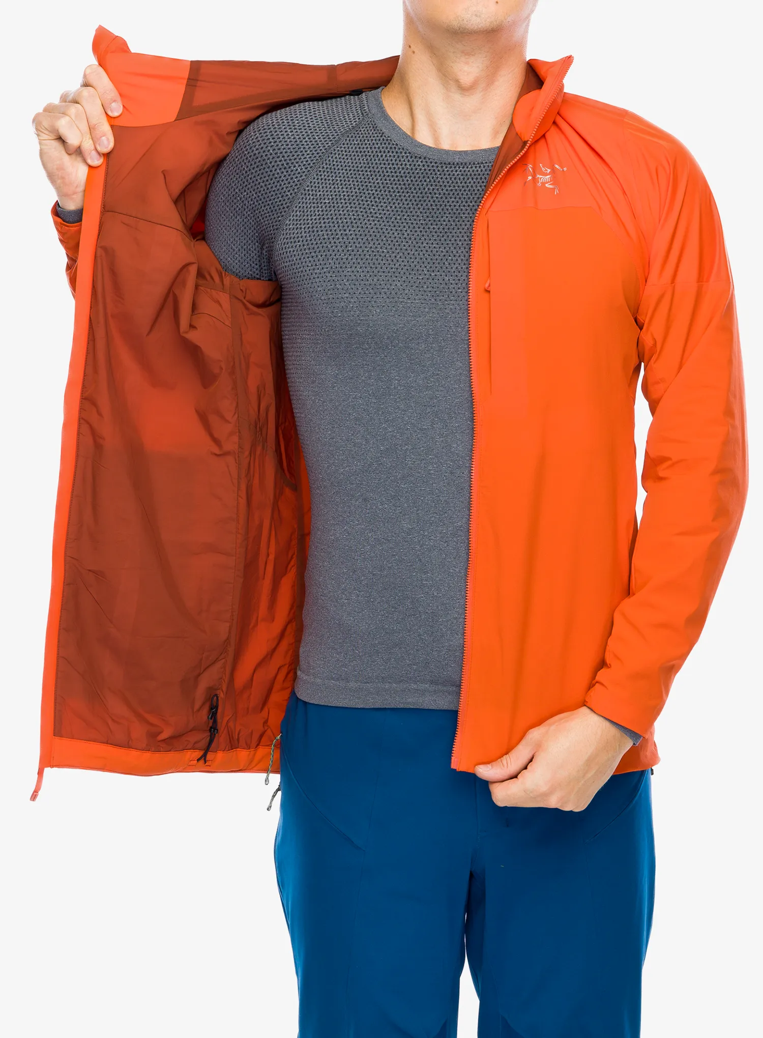Hybridní bunda Arcteryx Proton Hybrid Hoody - solaris