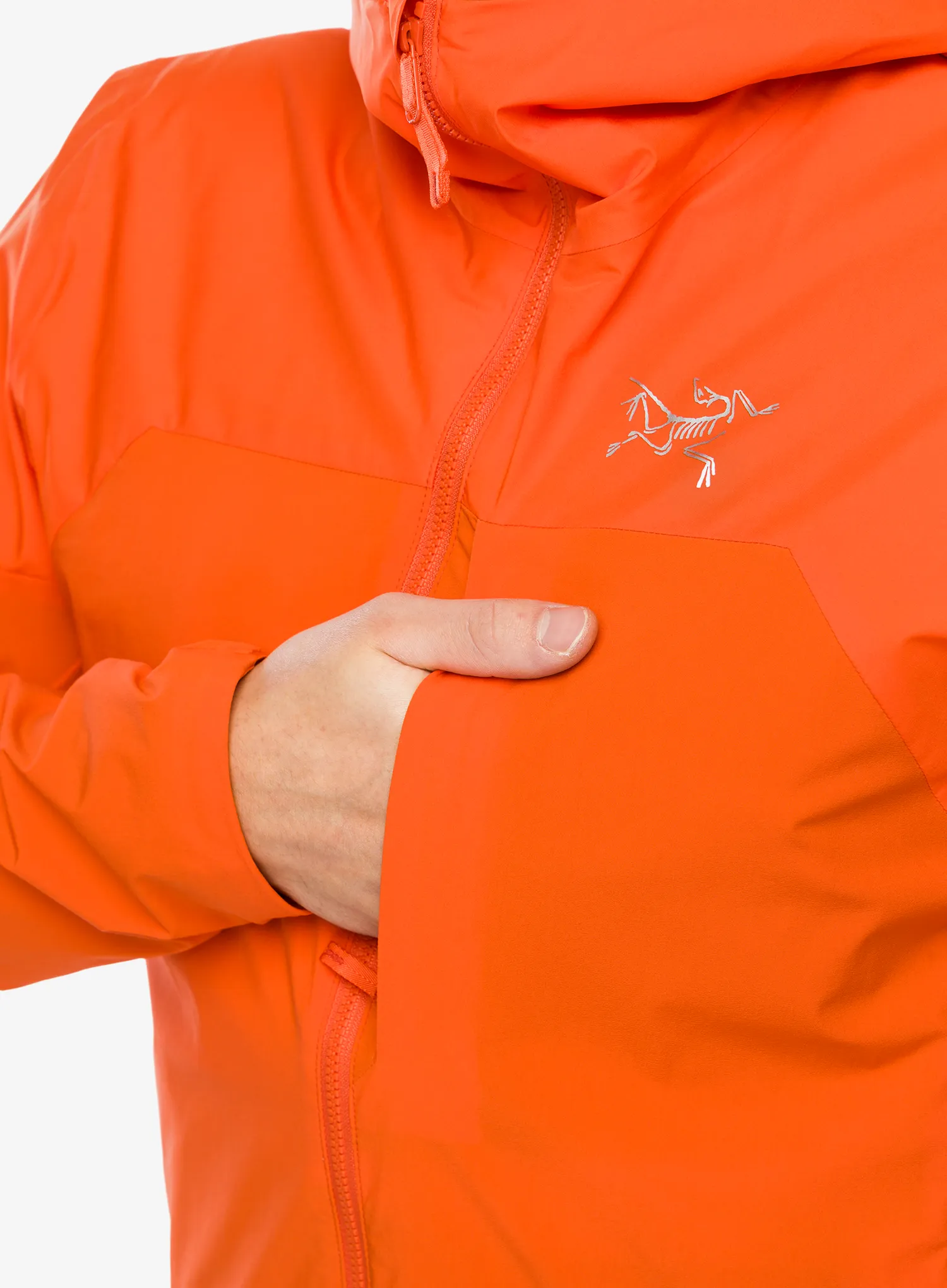 Hybridní bunda Arcteryx Proton Hybrid Hoody - solaris