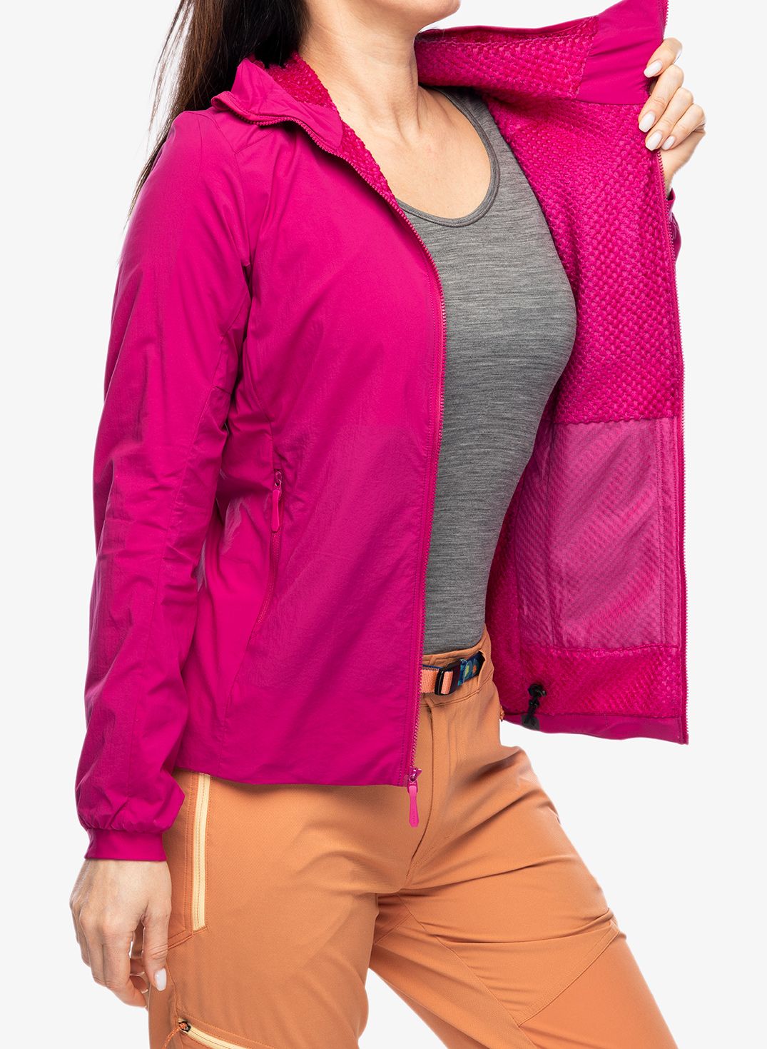 Zateplená bunda dámská Arcteryx Proton Lightweight Hoody - amaranthus