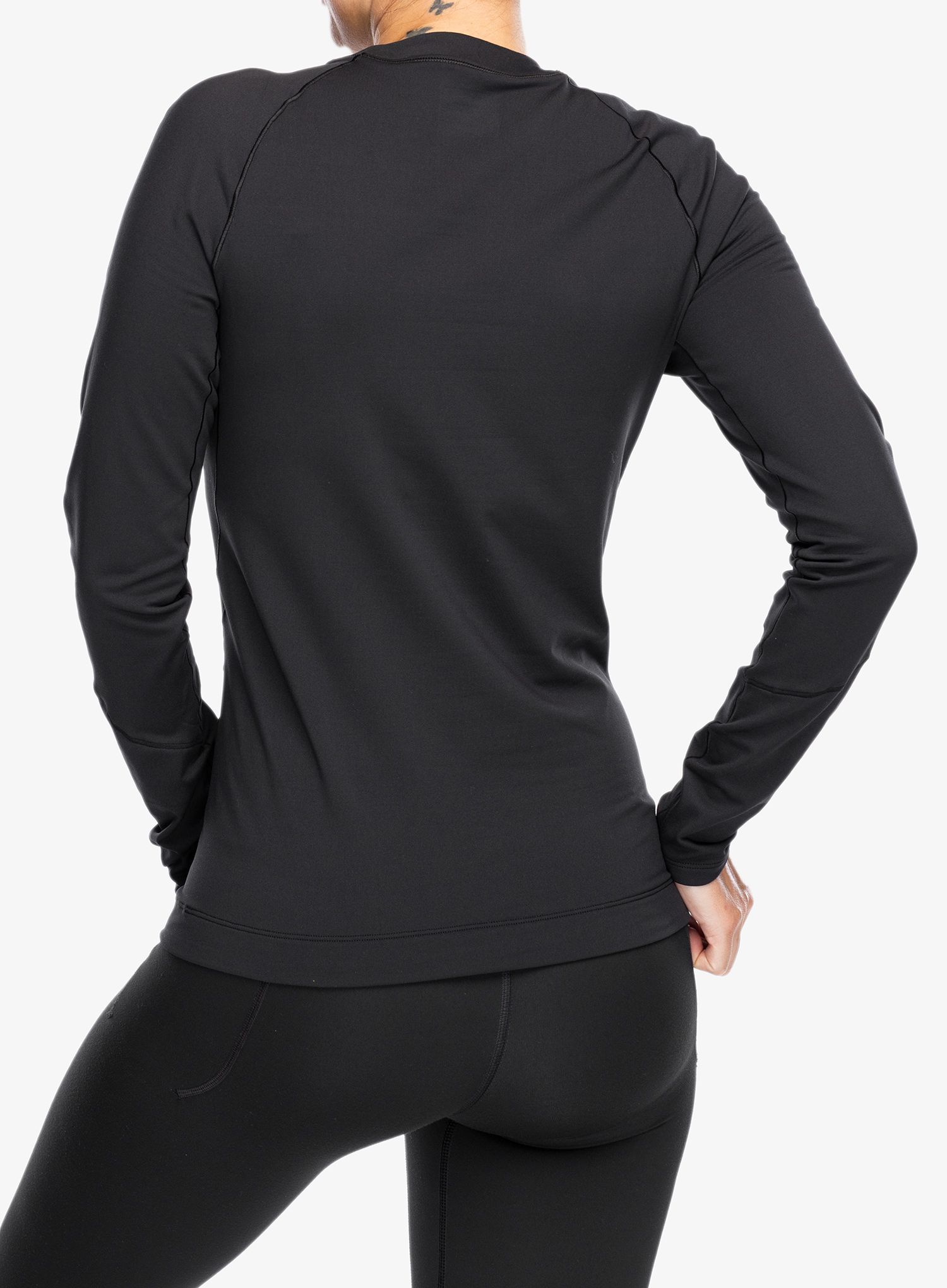 Dámská funkční mikina Arcteryx Rho Crew Neck LS - black