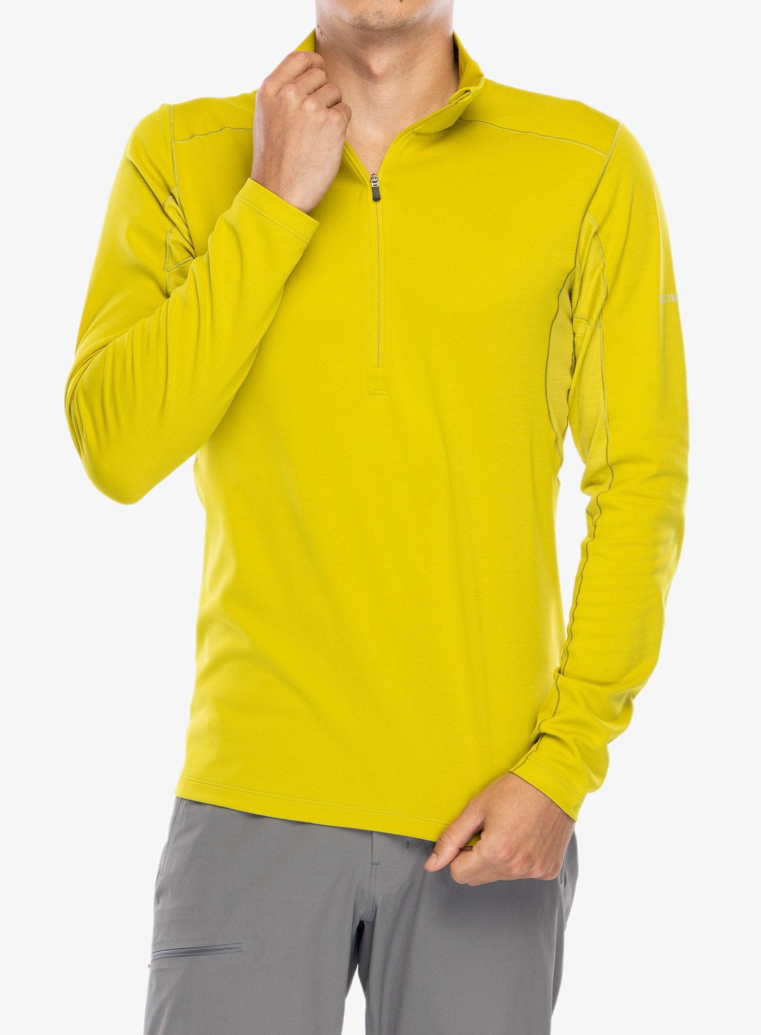 Pánská funkční mikina Arcteryx Rho Hybrid 1/2 Zip - lampyre