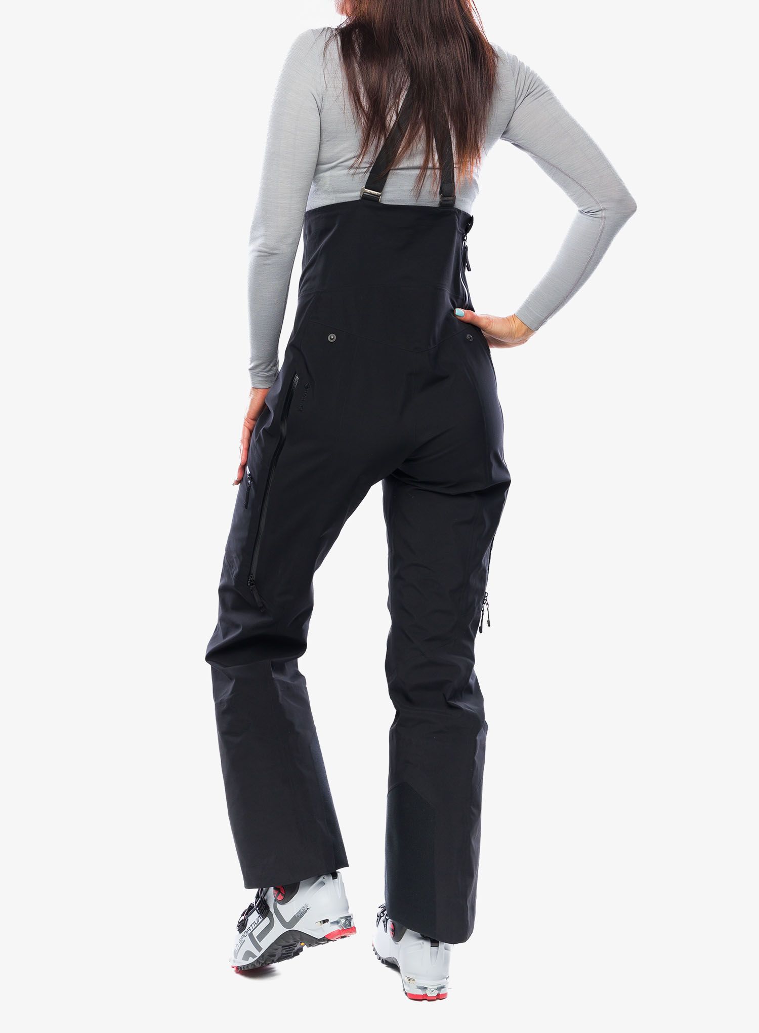 GORE TEX kalhoty dámské Arcteryx Rush Bib Pant - black