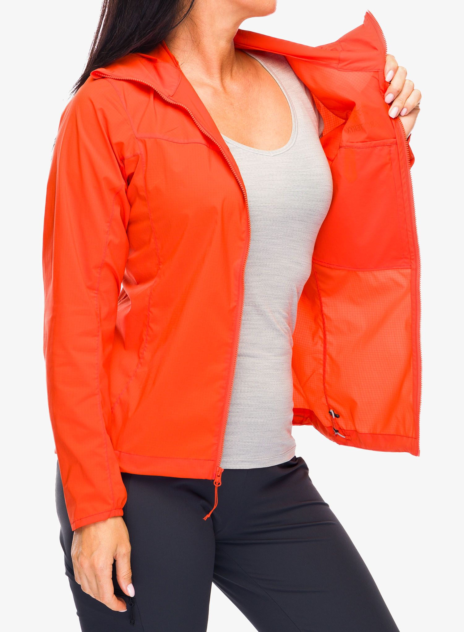 Větrovka dámská Arcteryx Squamish Hoody - solaris