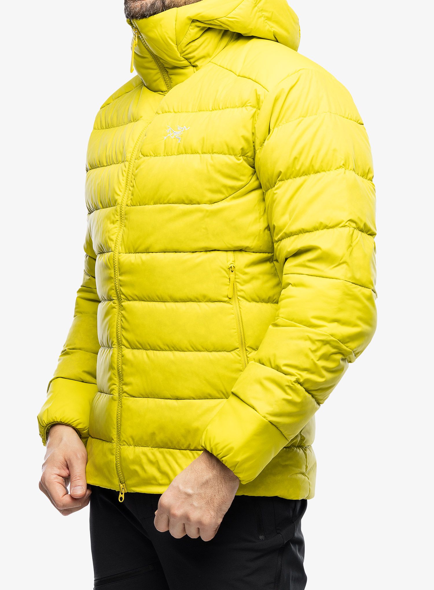 Péřová bunda pánská Arcteryx Thorium Hoody - lampyre