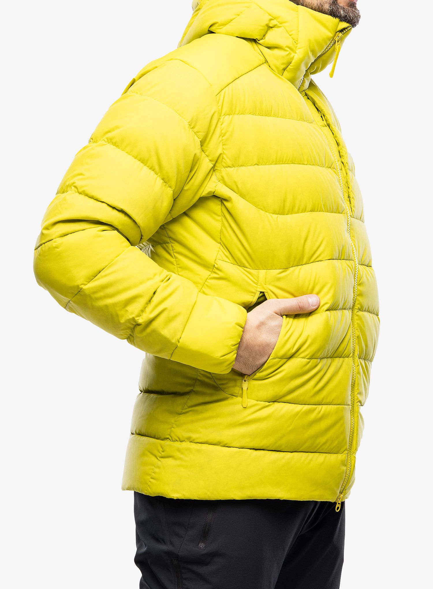 Péřová bunda pánská Arcteryx Thorium Hoody - lampyre