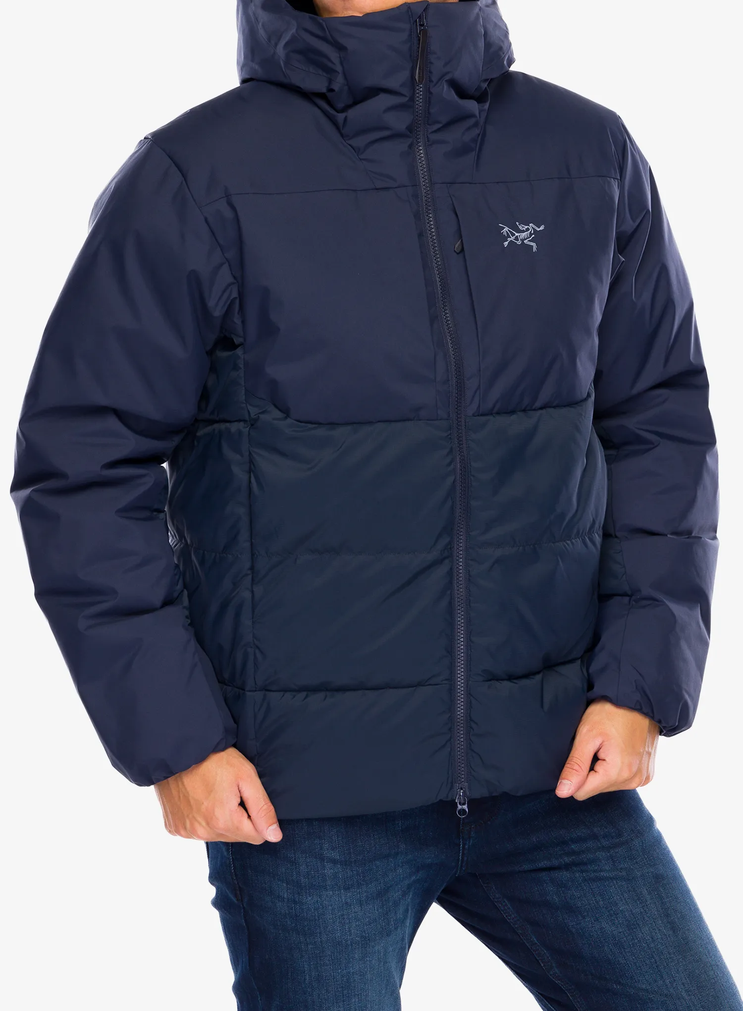 Péřová bunda Arcteryx Thorium SV Hoody - black sapphire