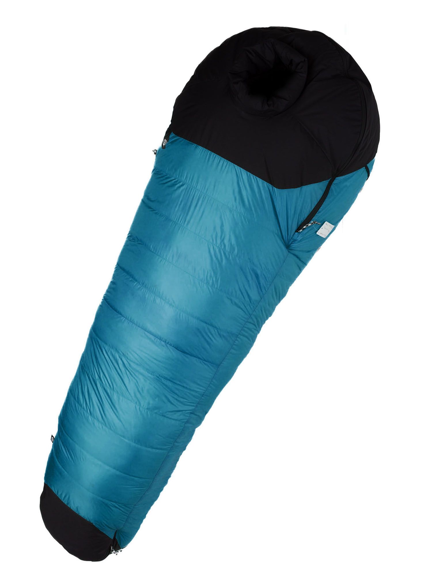 Péřový spacák Aura BAZ 1200 800 cuin (195 cm) - teal/black