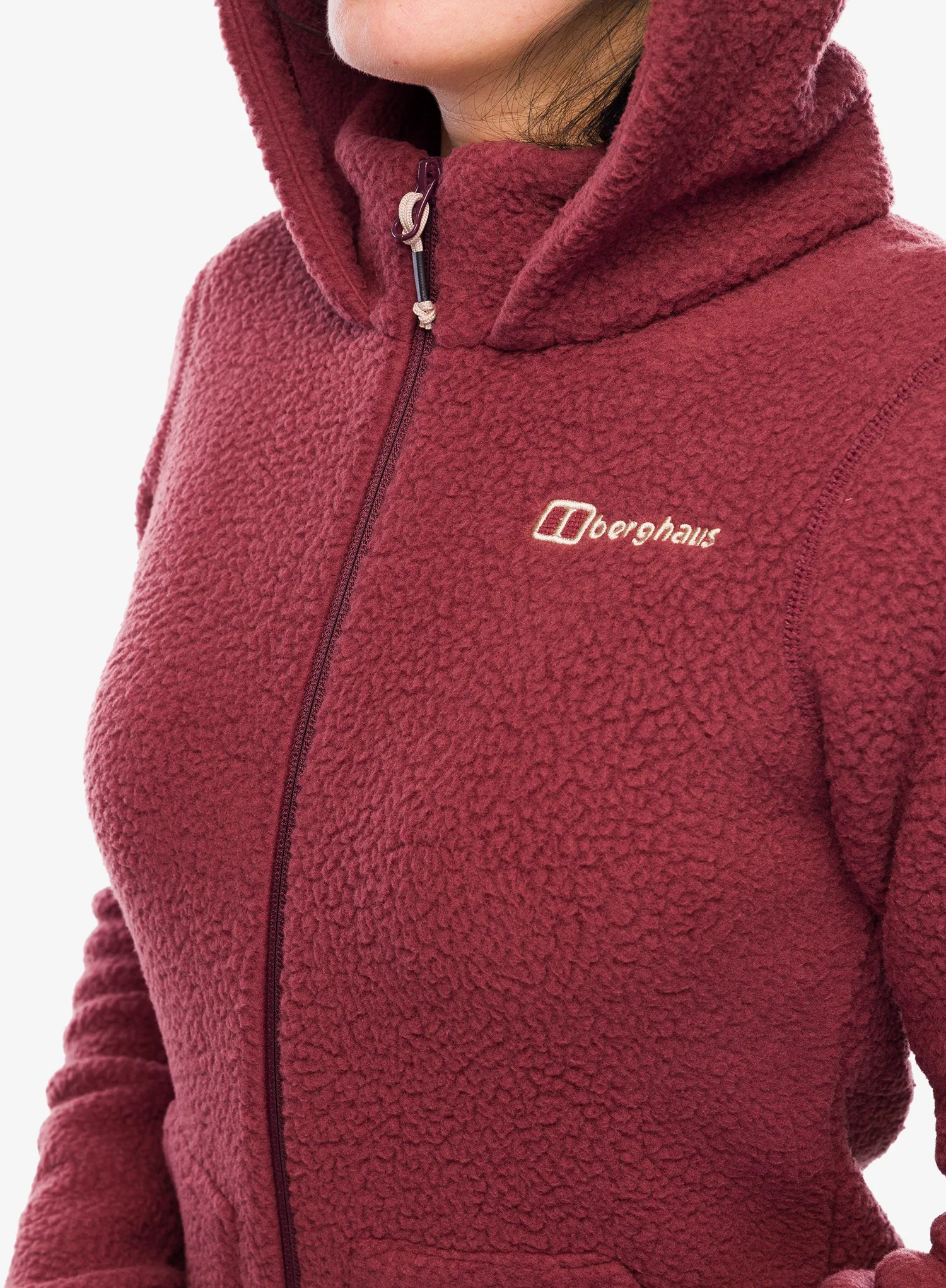 Fleecová mikina dámská Berghaus Darria FZ Hooded Jacket - garnet