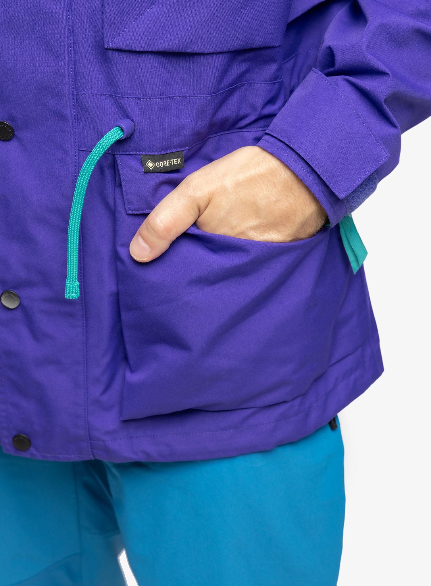 Bunda s membránou Berghaus Mera Peak 2000 Jacket - liberty/fiery fuschia/tealcove
