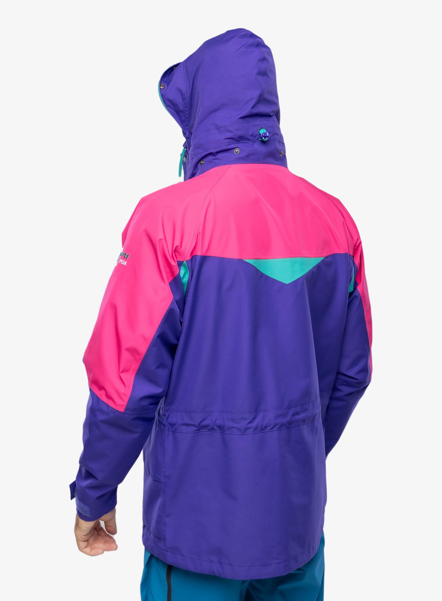 Bunda s membránou Berghaus Mera Peak 2000 Jacket - liberty/fiery fuschia/tealcove