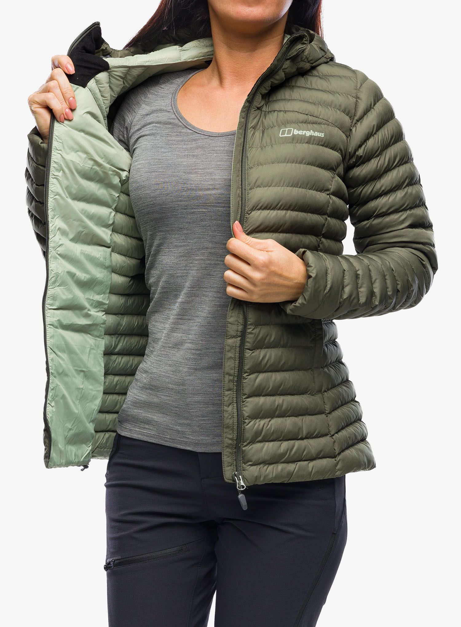 Zateplená bunda dámská Berghaus Nula Micro Jacket - deep depths