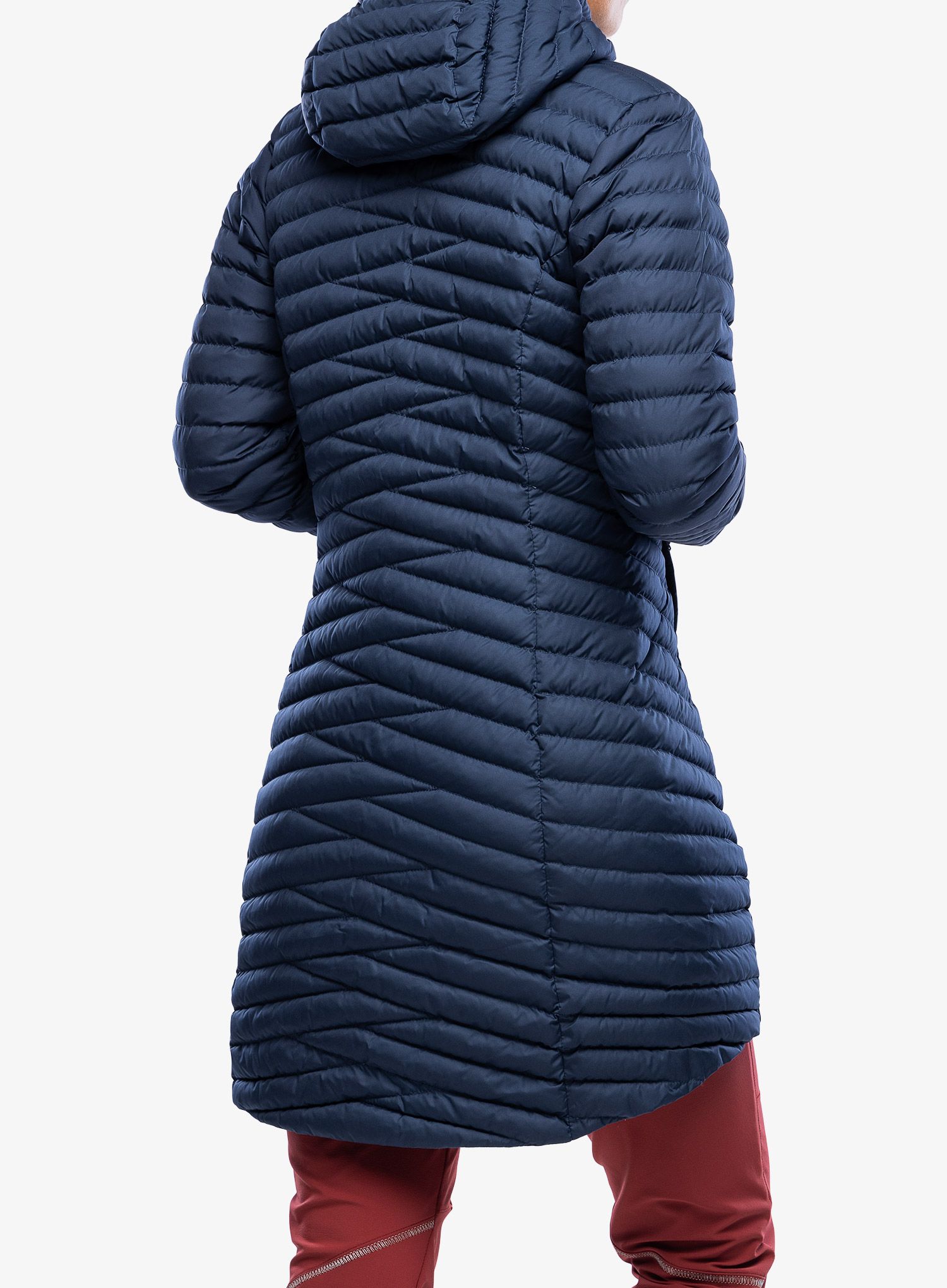 Dámský kabát Berghaus Nula Micro Long Jacket - dusk