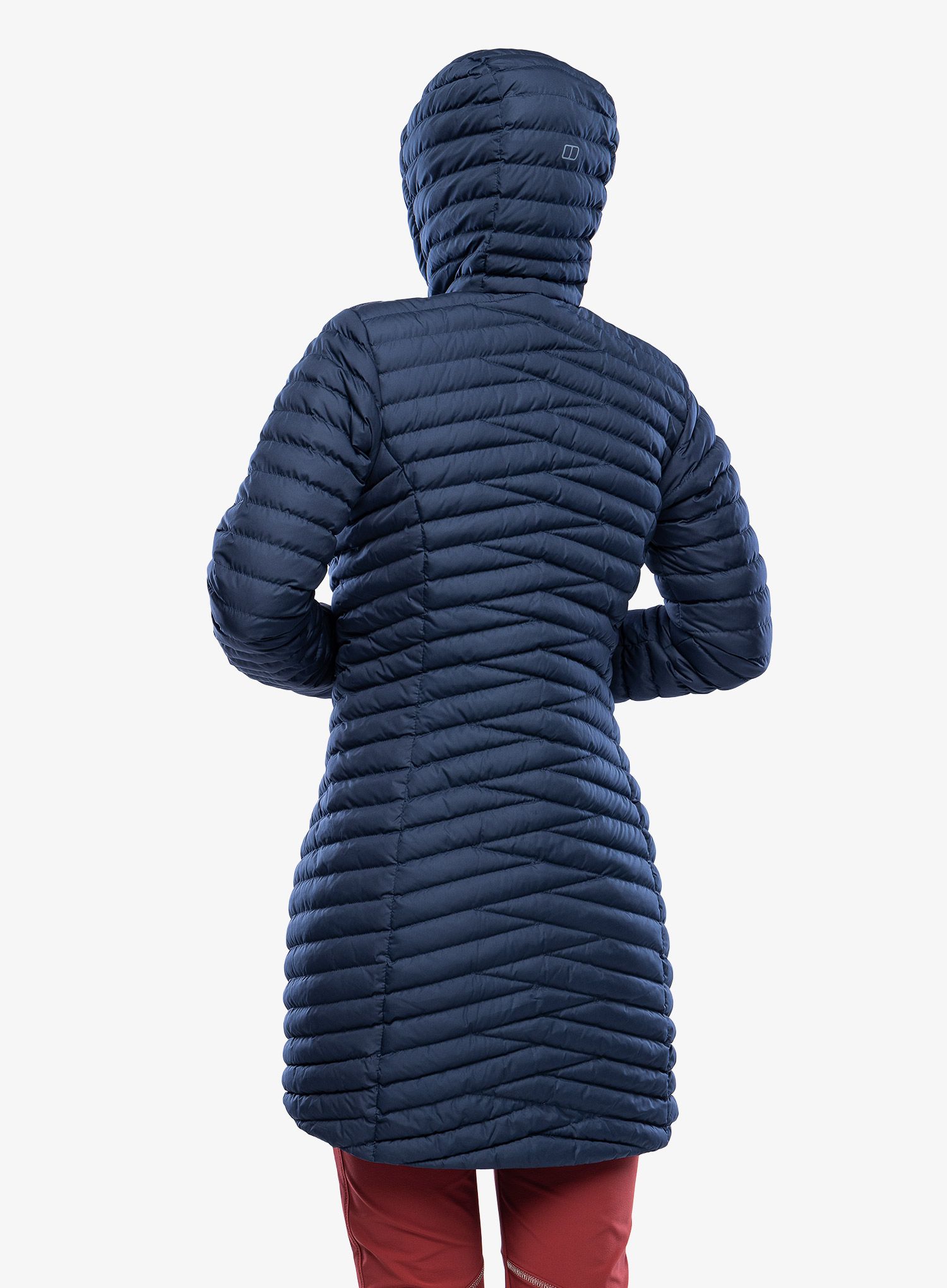 Dámský kabát Berghaus Nula Micro Long Jacket - dusk