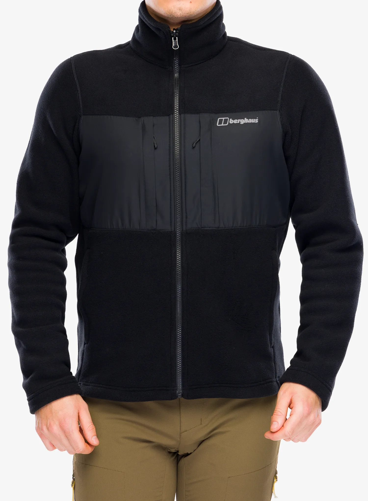 Fleece mikina Berghaus Prism Guide IA Jacket - black/black