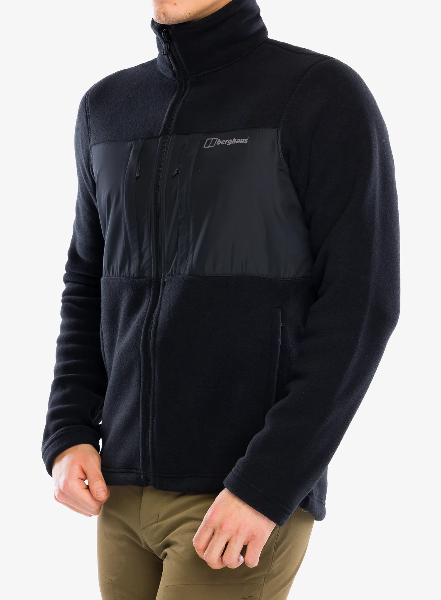 Fleece mikina Berghaus Prism Guide IA Jacket - black/black