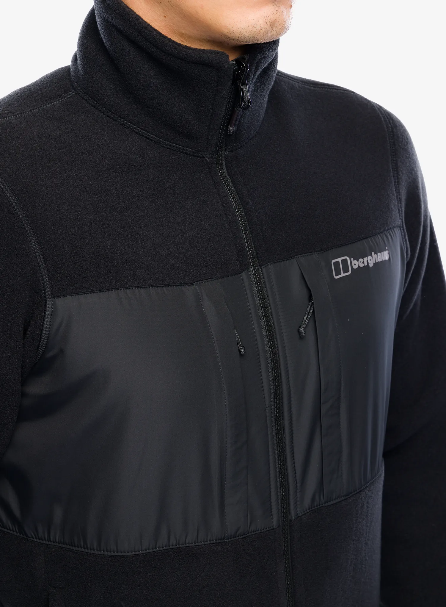 Fleece mikina Berghaus Prism Guide IA Jacket - black/black