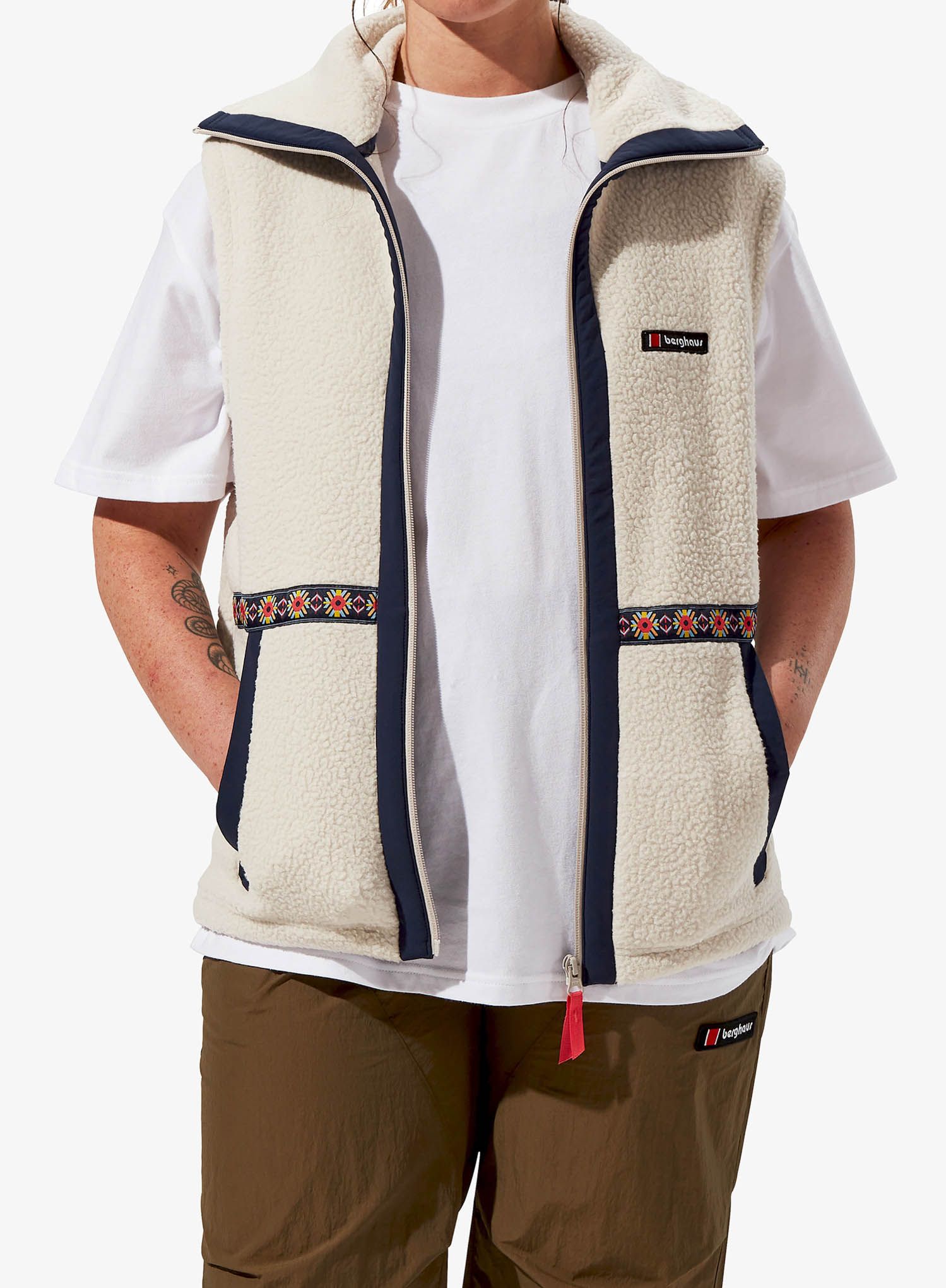 Vesta Berghaus Rhynie Aztec Vest - stone/dusk
