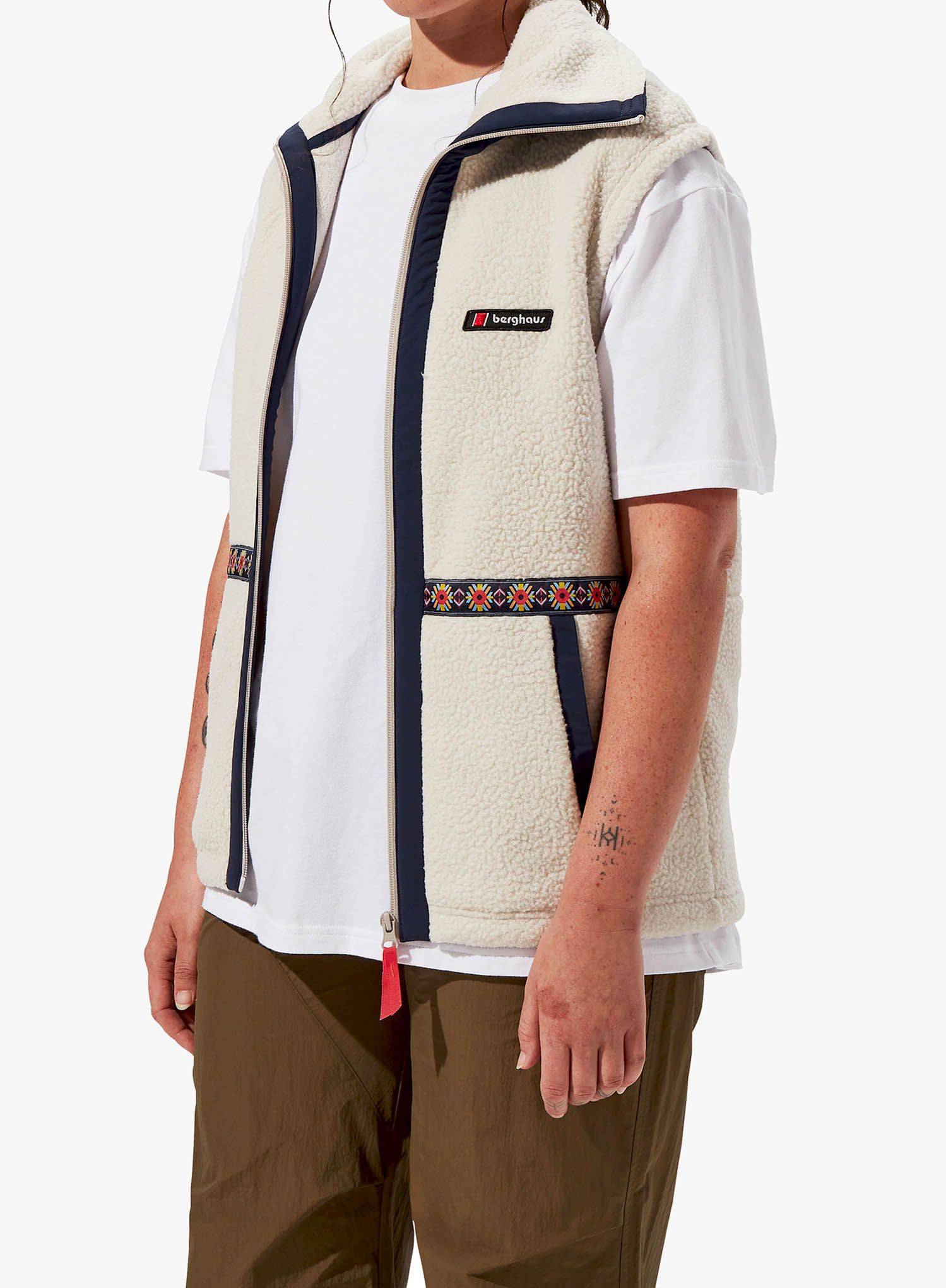 Vesta Berghaus Rhynie Aztec Vest - stone/dusk