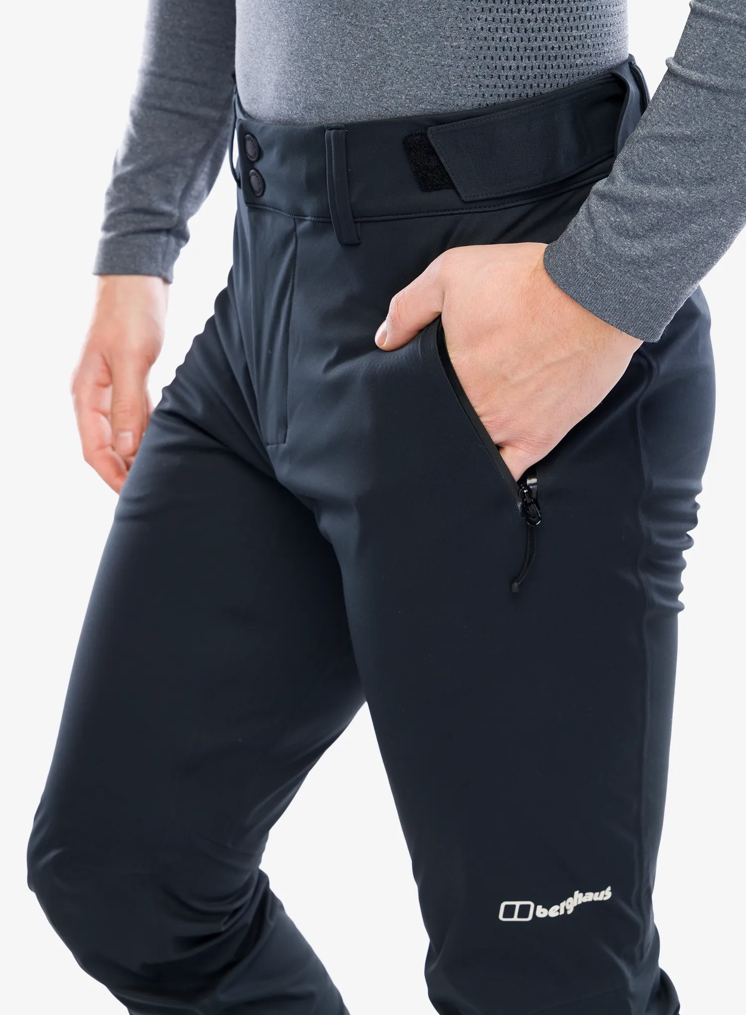 Softshell kalhoty Berghaus Ridge-Roamer Softshell Pant - black/black