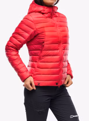 Dámská péřová bunda Berghaus Seeker MW Down Hoody - goji berry/haute red