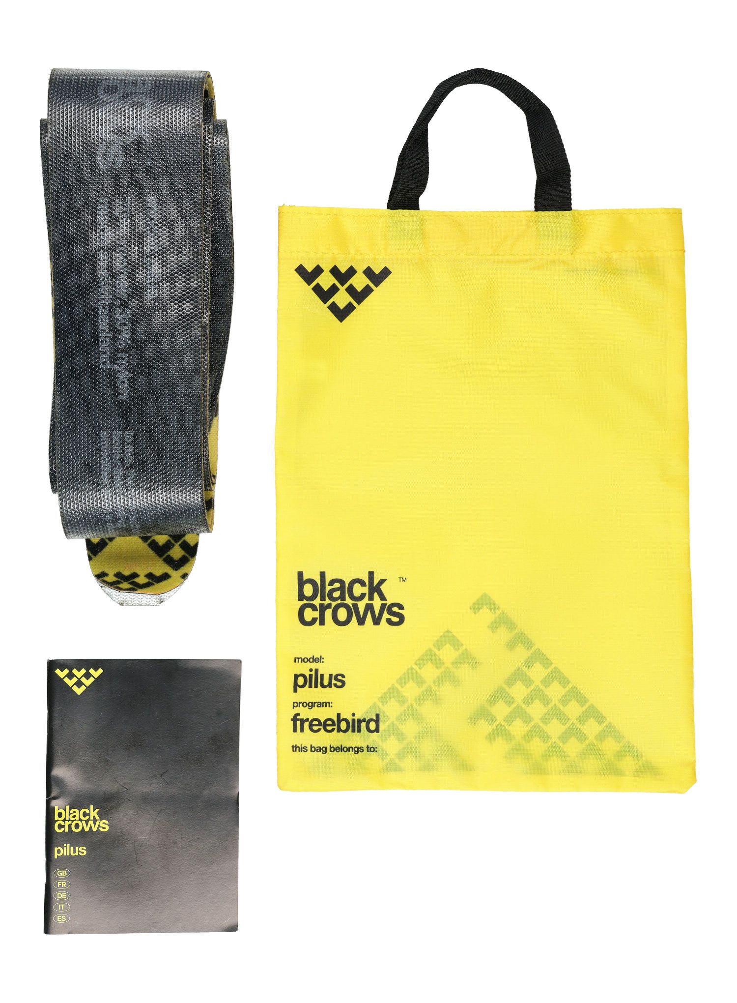 Skialpové stoupací pásy Black Crows Pilus Mentis Freebird - yellow/black