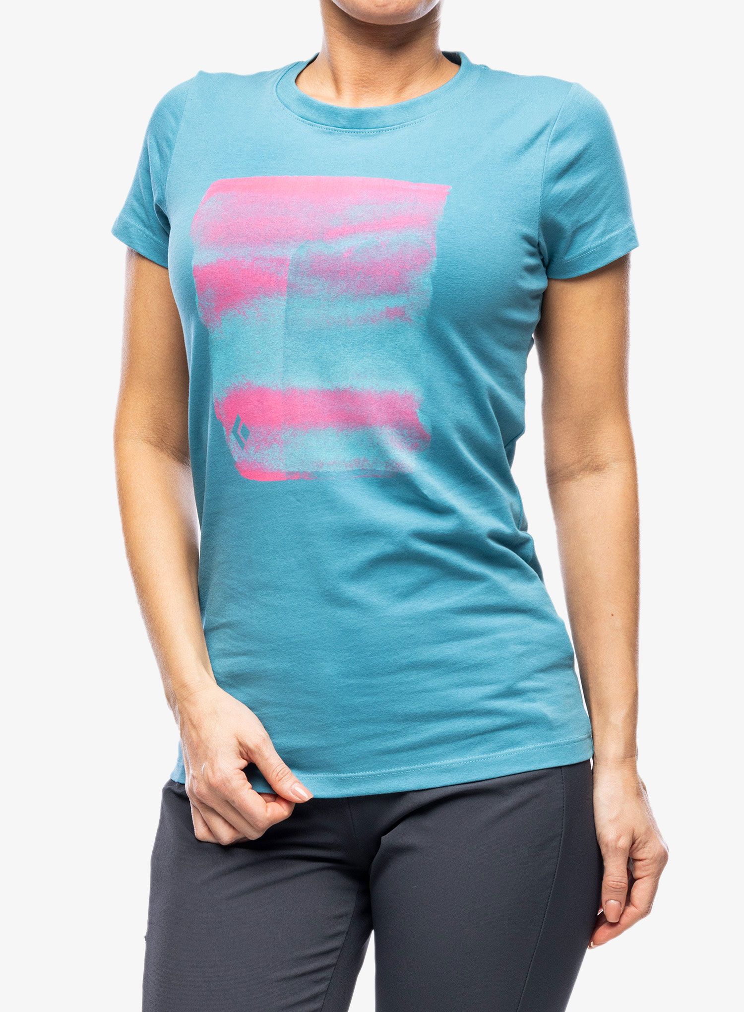 Dámské tričko Black Diamond Big Wall SS Tee - cerulean blue