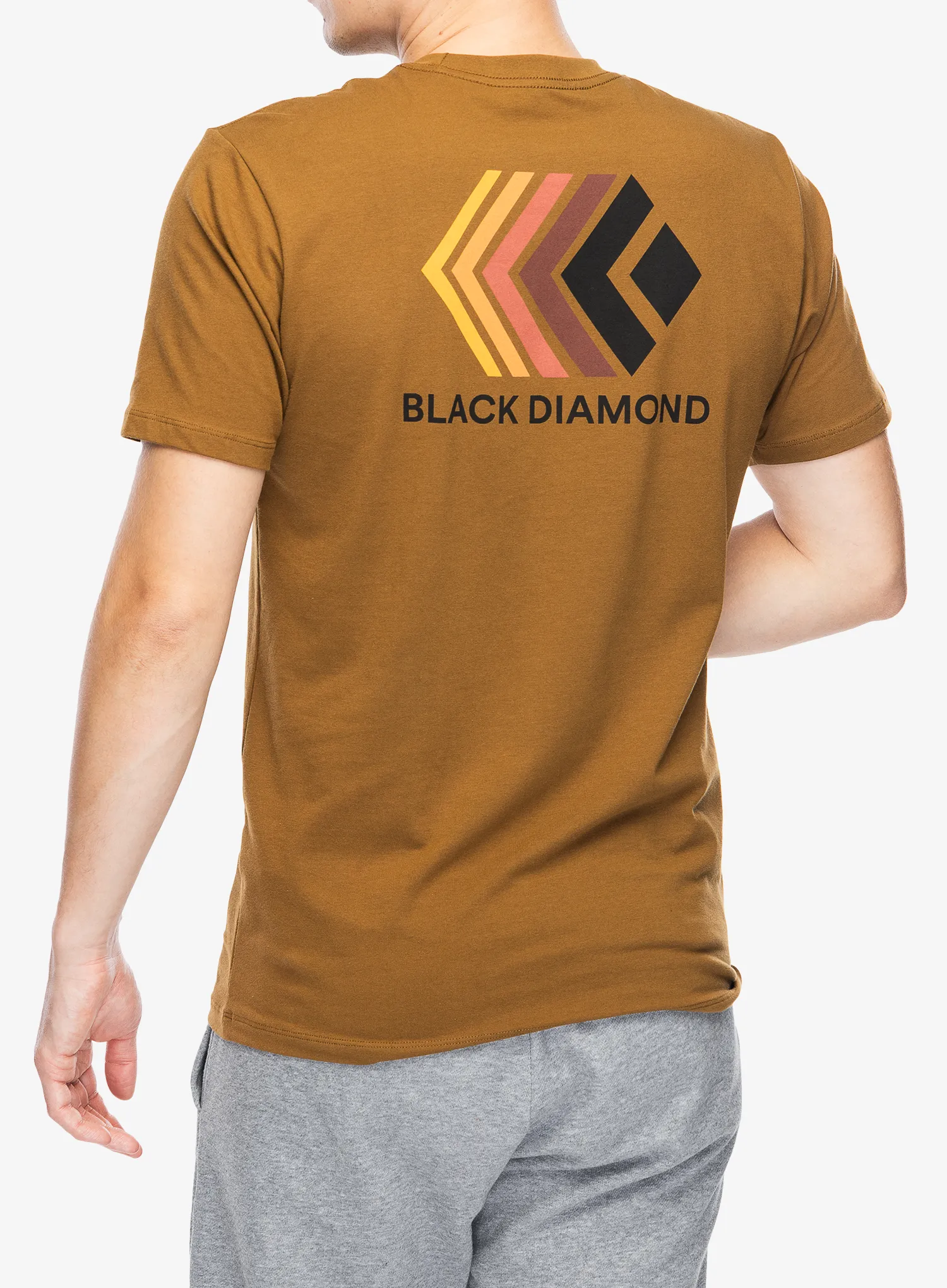 Bavlněné tričko Black Diamond Faded SS Tee - dark curry