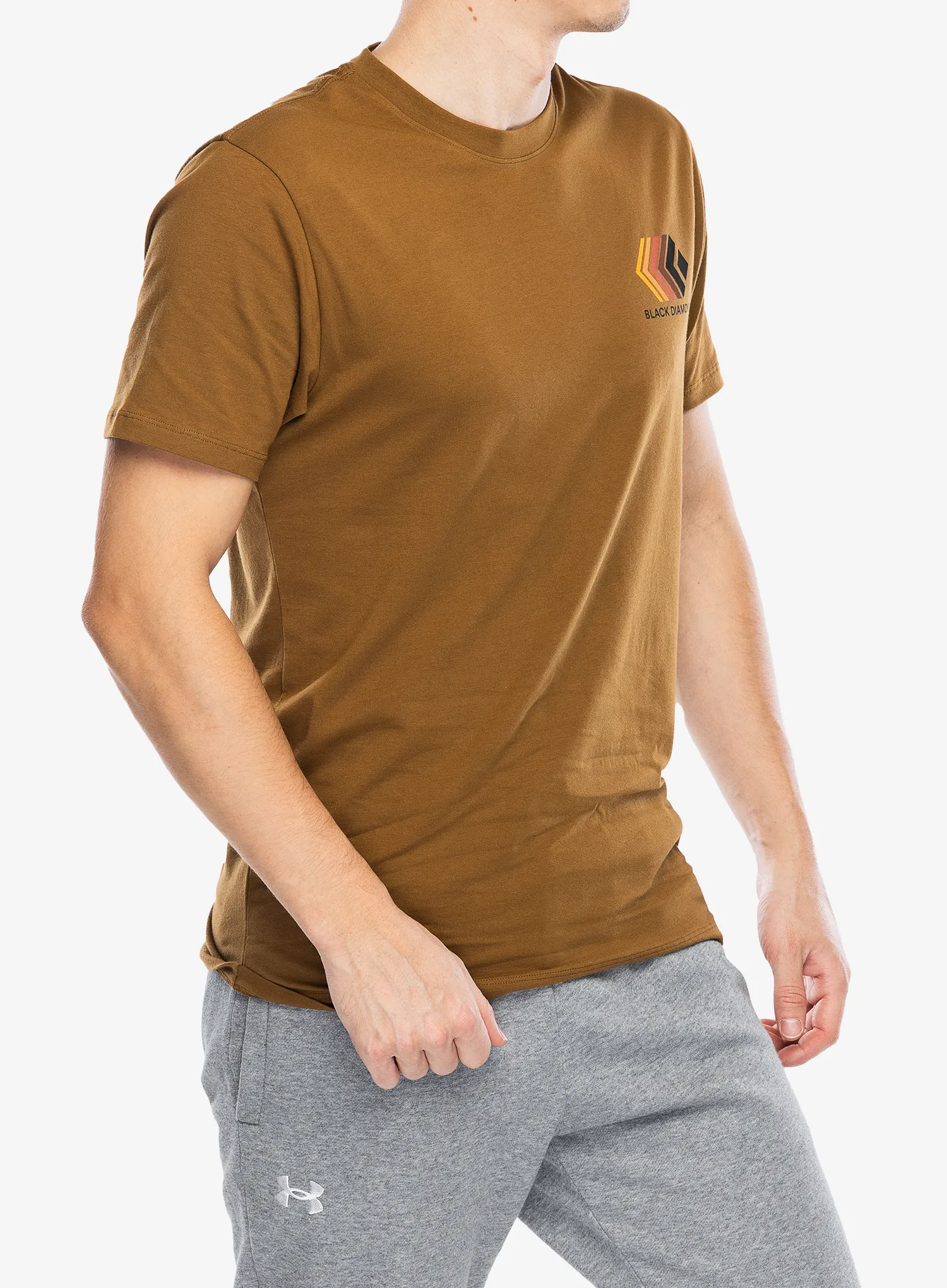 Bavlněné tričko Black Diamond Faded SS Tee - dark curry