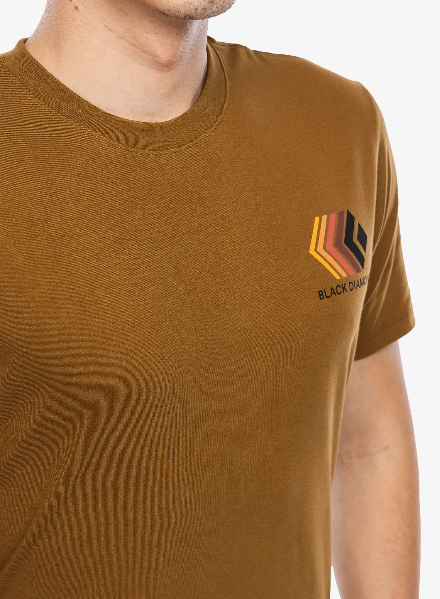 Bavlněné tričko Black Diamond Faded SS Tee - dark curry