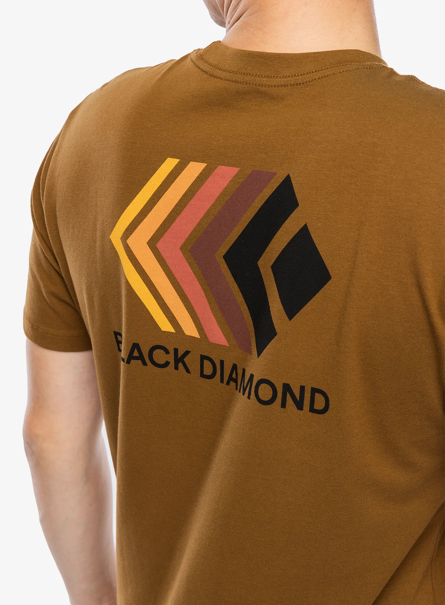 Bavlněné tričko Black Diamond Faded SS Tee - dark curry