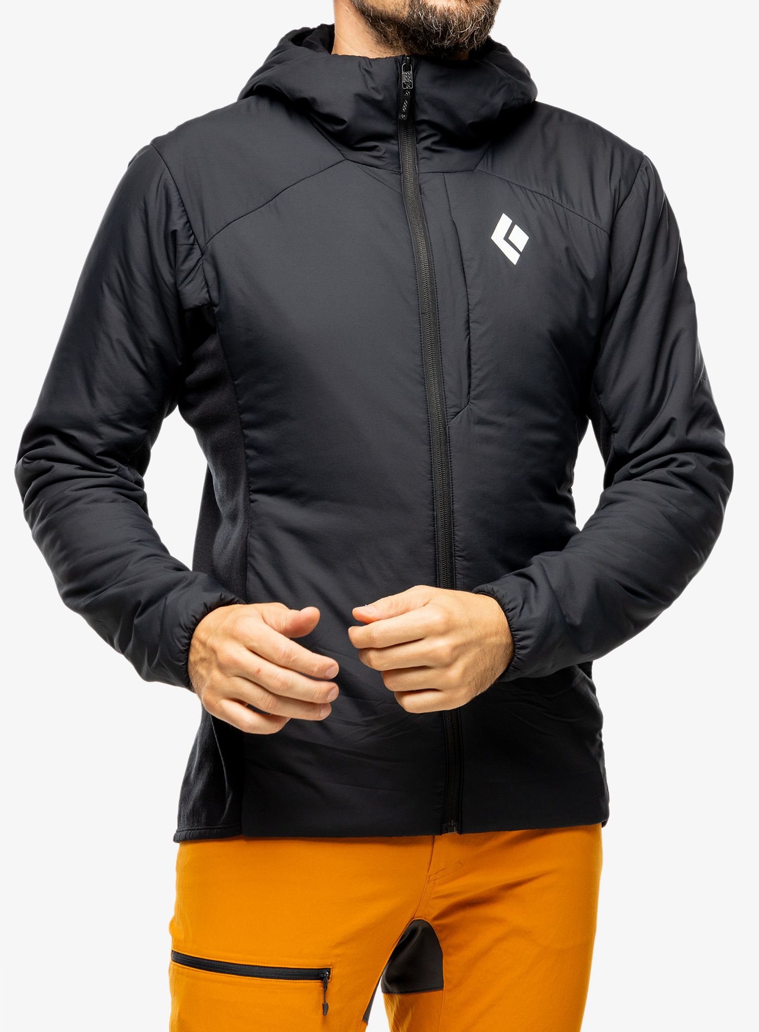 Zateplená bunda Black Diamond First Light Hybrid Hoody - black