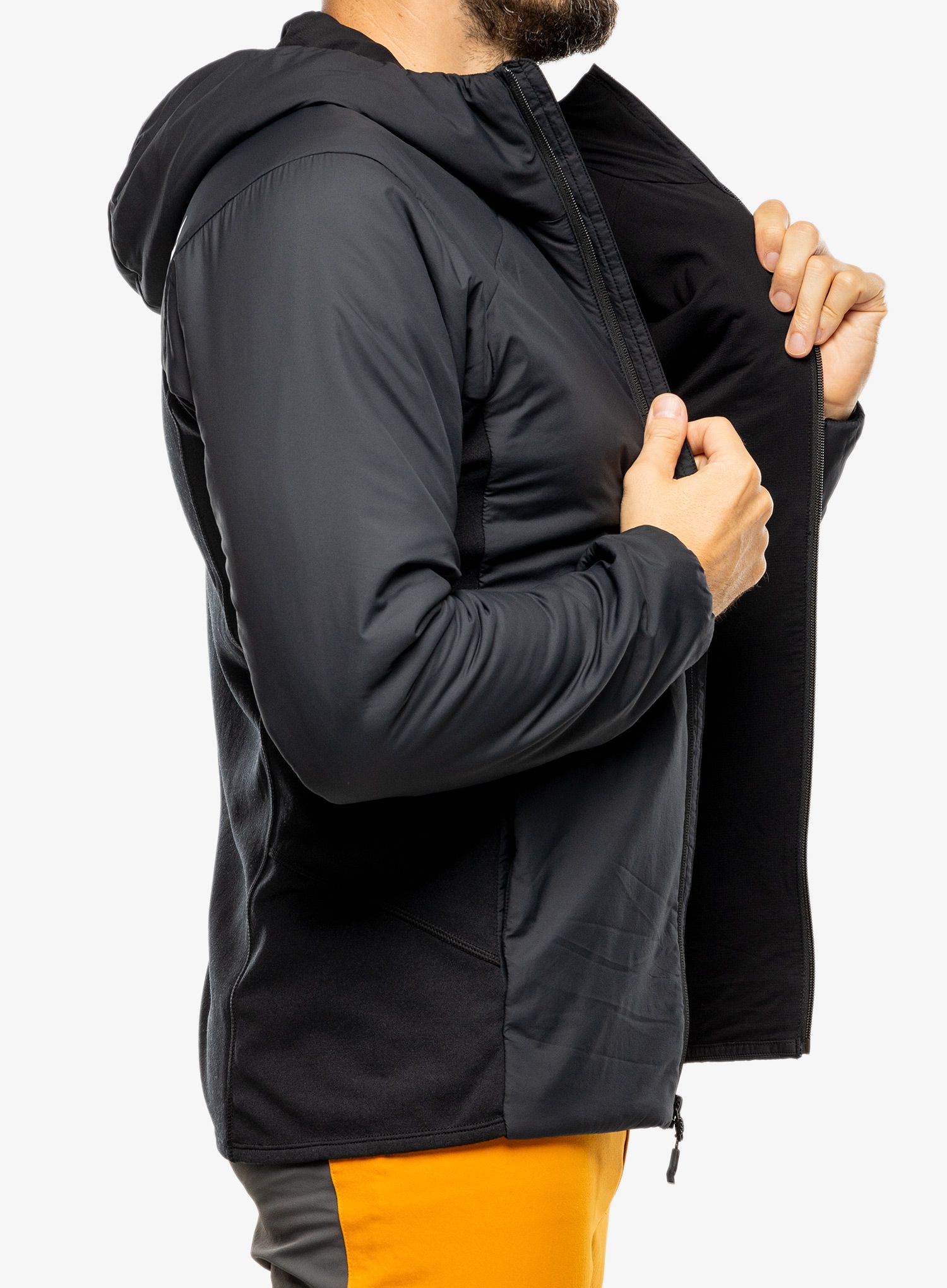 Zateplená bunda Black Diamond First Light Hybrid Hoody - black