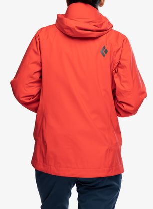 Dámská nepromokavá bunda s membránou Black Diamond Highline Stretch Shell - coral red